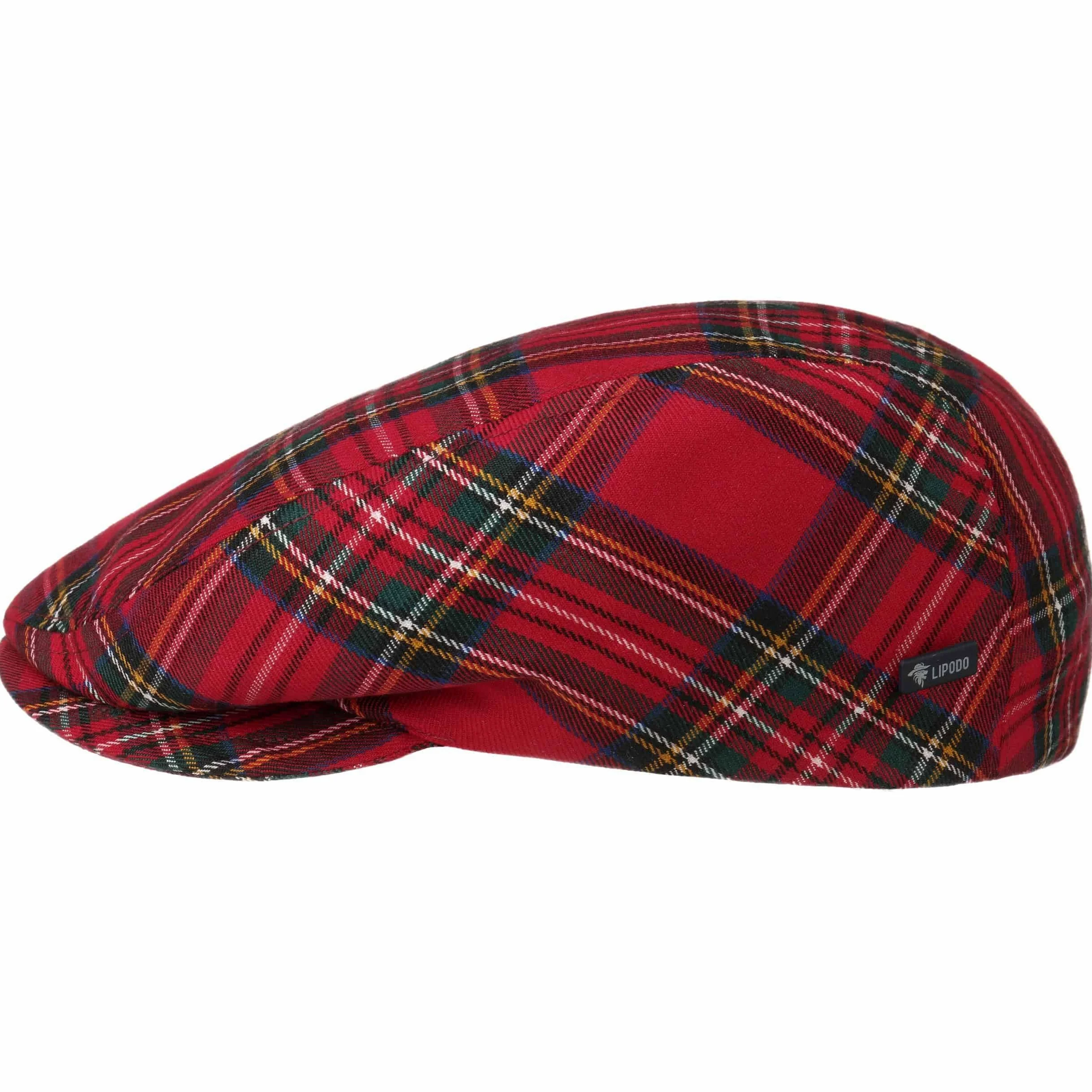 Lipodo Kaszkiet Kobiety Tartan Schottenkaro