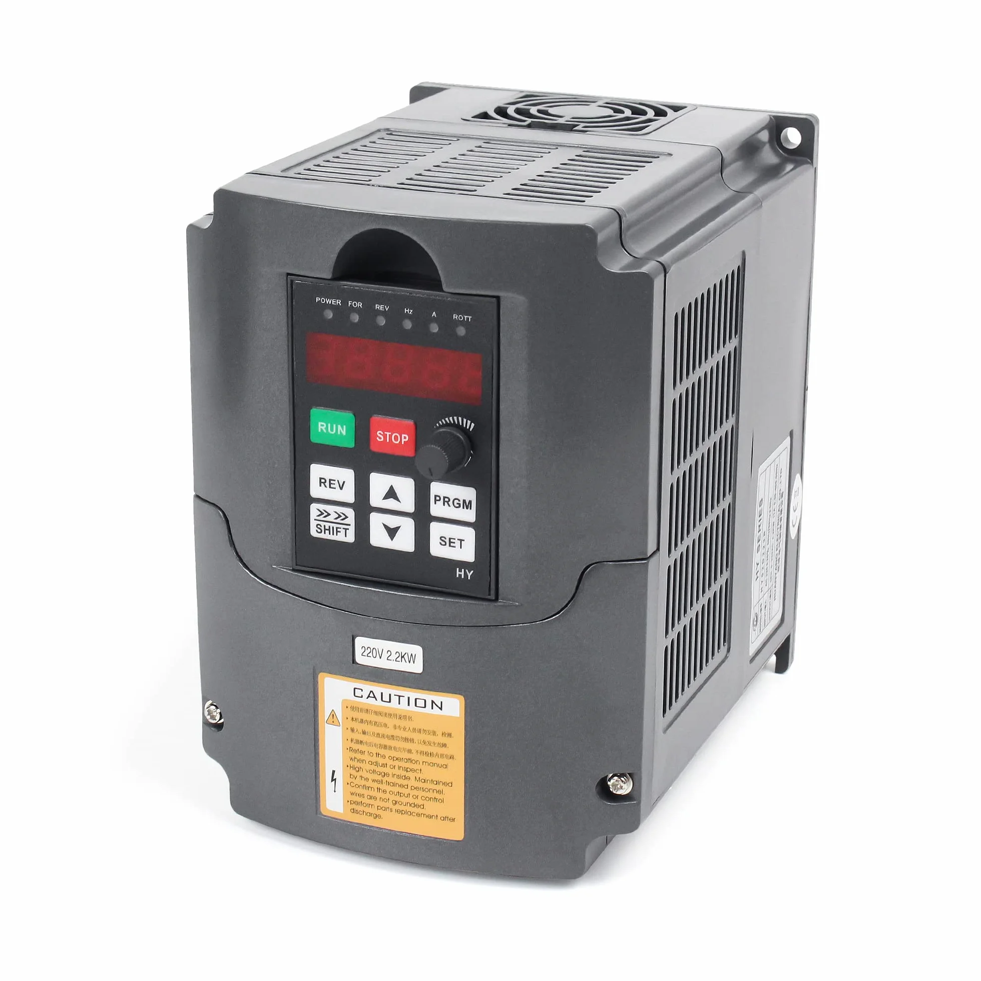 RATTMMOTOR 2,2 KW 220 V zmienny napęd częstotliwości VFD falownik 3-fazowy przetwornik częstotliwości 2200 W CNC z kablem przedłużającym 2 m regulowany do silnika wrzeciona kontrola prędkości