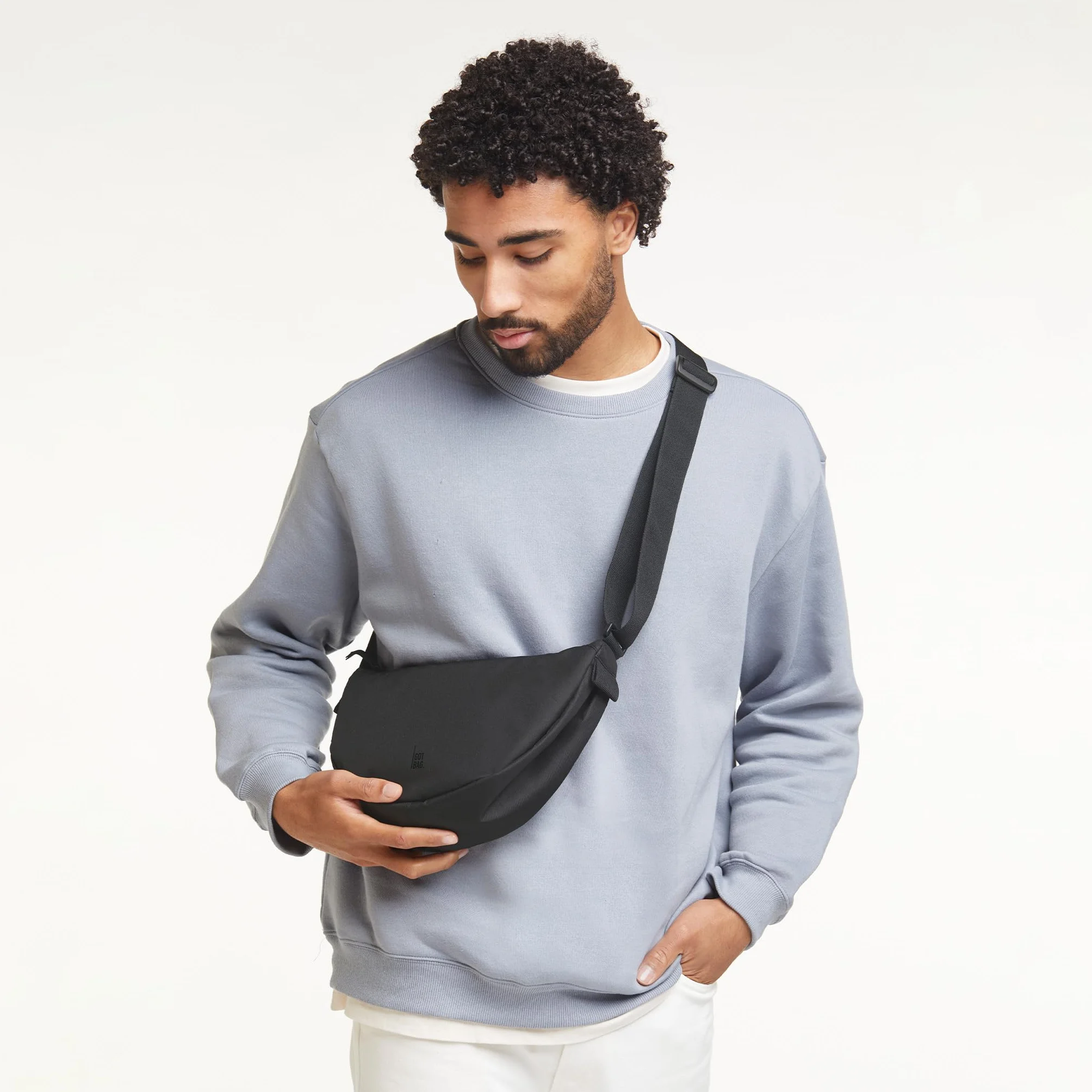 GOT BAG Moon Bag | Wodoodporna torebka w kształcie półksiężyca | Torebka na ramię | Wszechstronna torebka crossbody