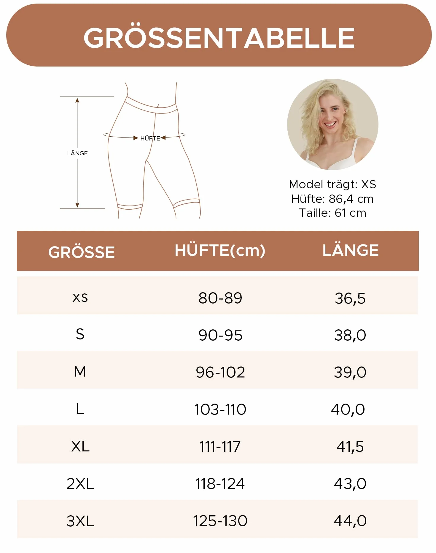 INNERSY Damskie majtki krótkie legginsy spodnie rowerowe wysoka talia 3 sztuki