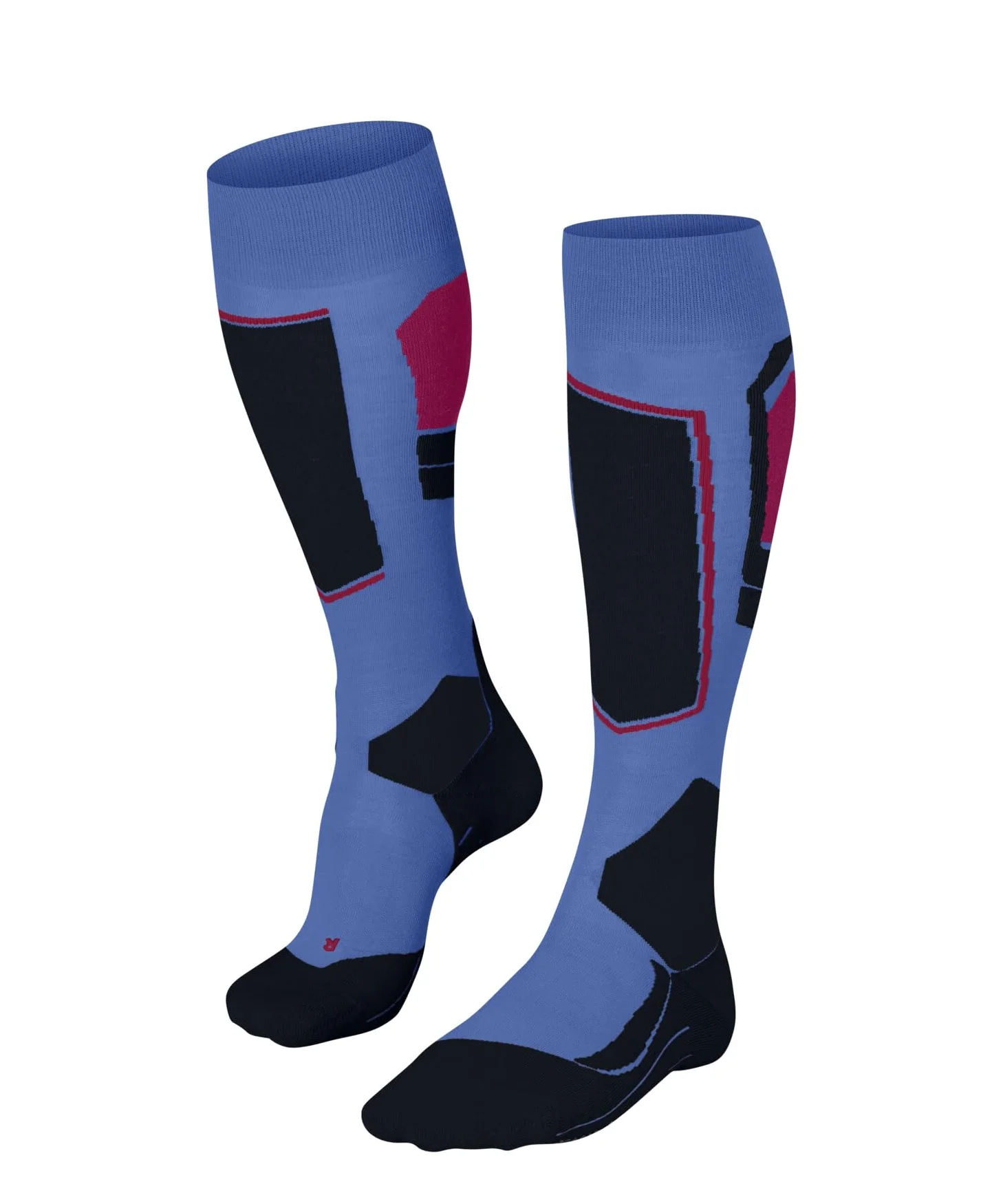 FALKE Skarpety narciarskie SK4 Advanced W Kh Wełna ciepłe cienkie 1 Para Niebieski Morning Sky 37-38