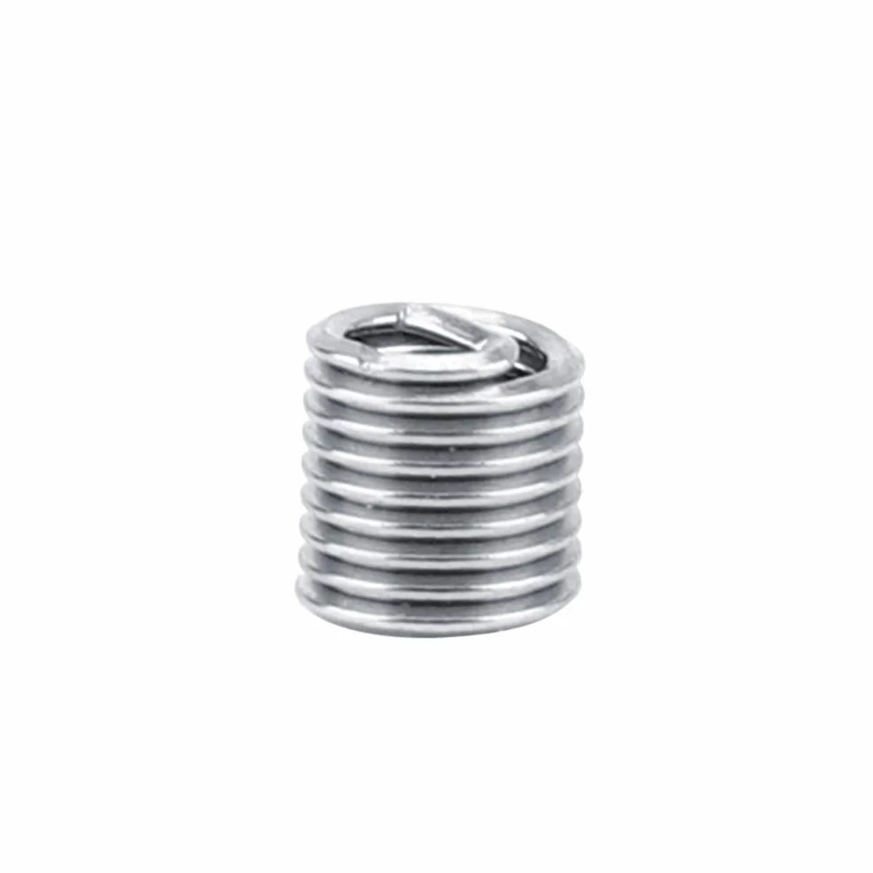 Opakowanie 100 Sztuk Wkładek z Gwintem Spiralnym ze Stali Nierdzewnej M4 SS304 (M4*0,7 * 2D)