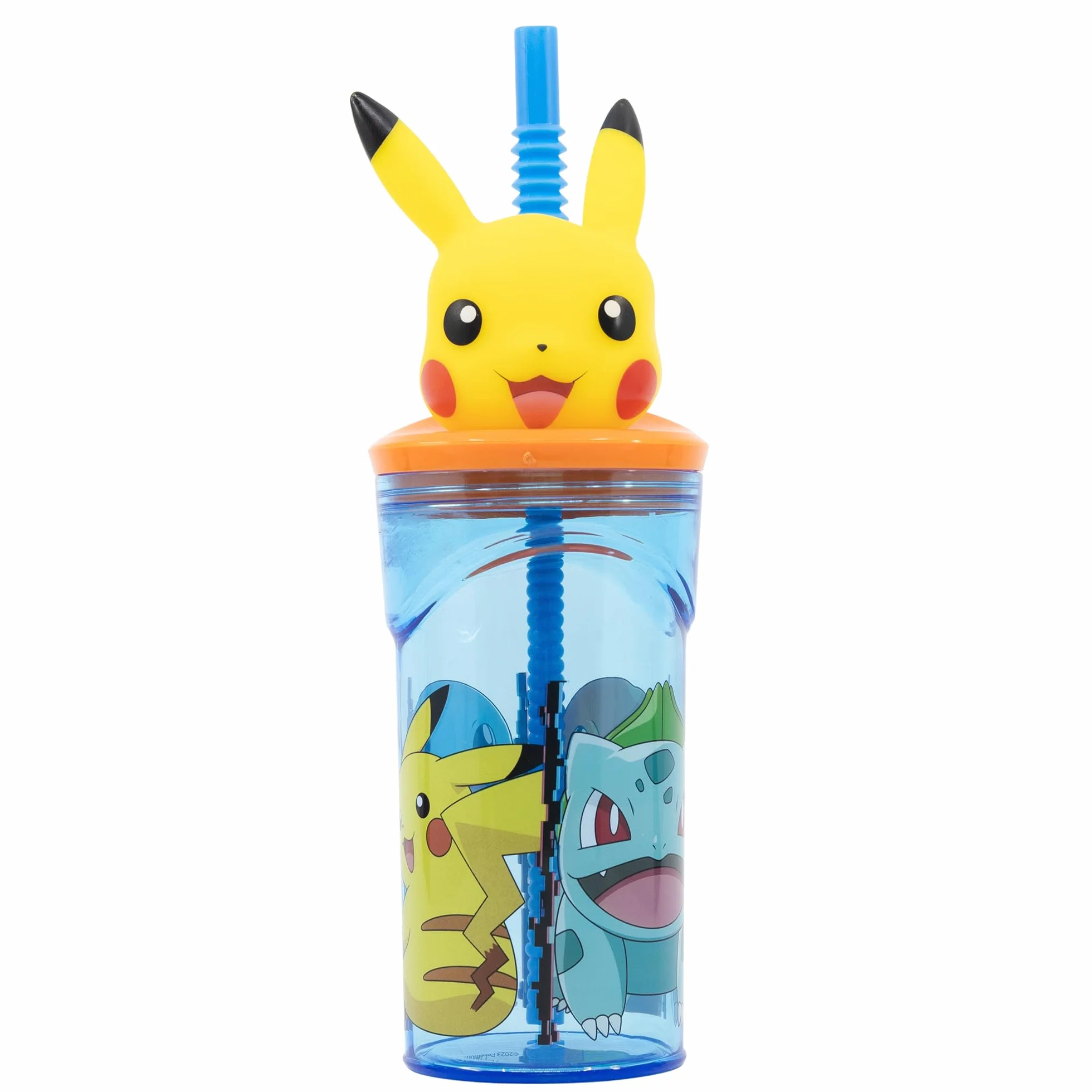 BEZ BPA SZTUCZNEGO UŻYCIA DLA DZIECI Z PLASTIKU BEZ BPA 430 ML Z FIGURYĄ 3D NA Pokrywce | POKEMON DISTORSION