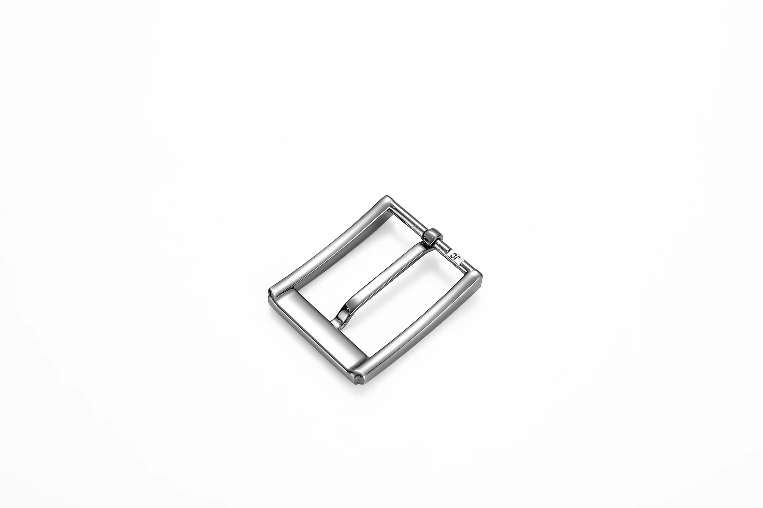 Wysokiej jakości klamra do paska męska, szerokość 40 mm, srebrna, błyszcząca - sprzączka do paska o długości 38-40 mm - wysokiej jakości stop metalu GS40013-S srebrna, srebrny błyszczący,