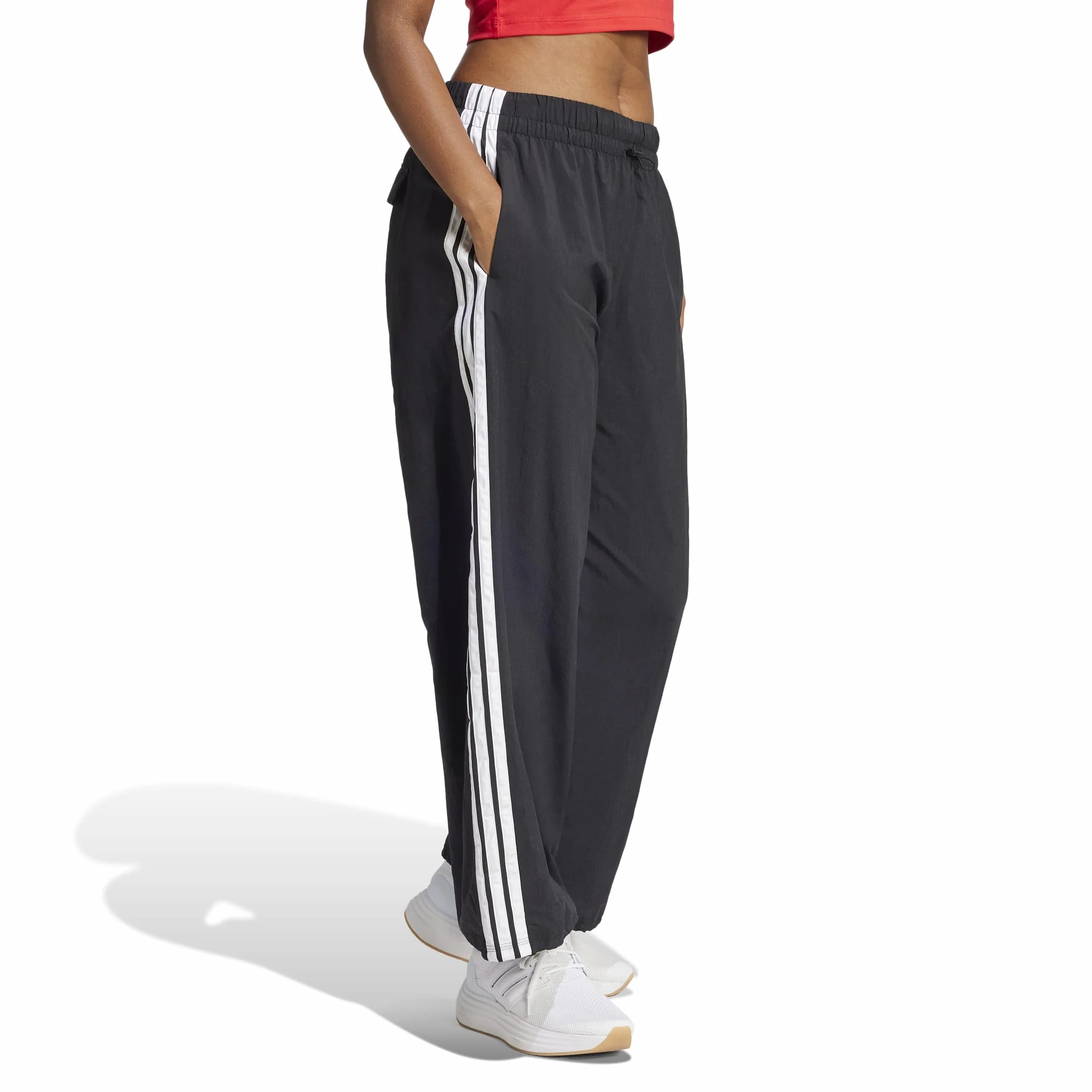 adidas Essentials 3-stripes Lifestyle Woven Parachute Pants - Spodnie Kobiety