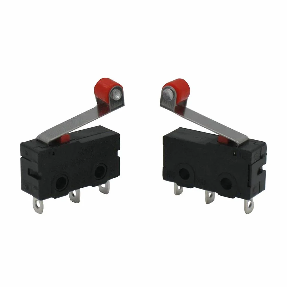 20 sztuk 3-pinowych przełączników dźwigniowych AC 5 A 125 V 250 V SPDT 1NO 1NC Momentary PCB Terminals Close/Open Switch