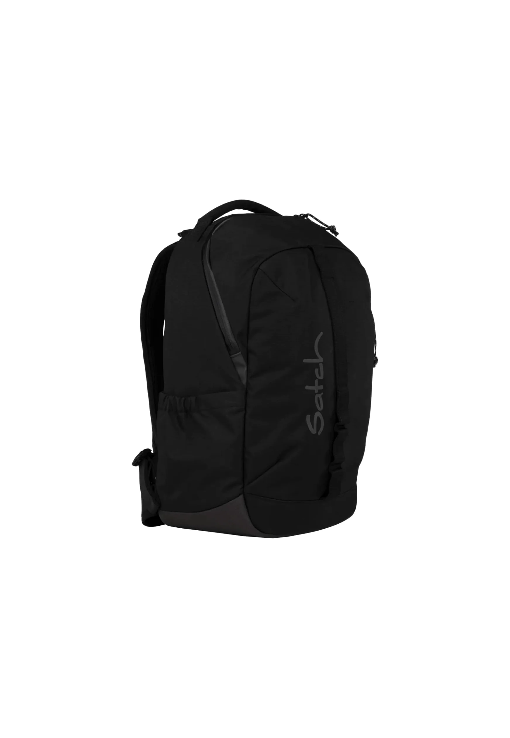 Satch con:next plecak szkolny, ergonomiczny, wodoszczelny, lekki, z kieszenią na laptopa i pudełkiem na zeszyty, Urban Black - czarny, Einheitsgröße, con:next plecak szkolny