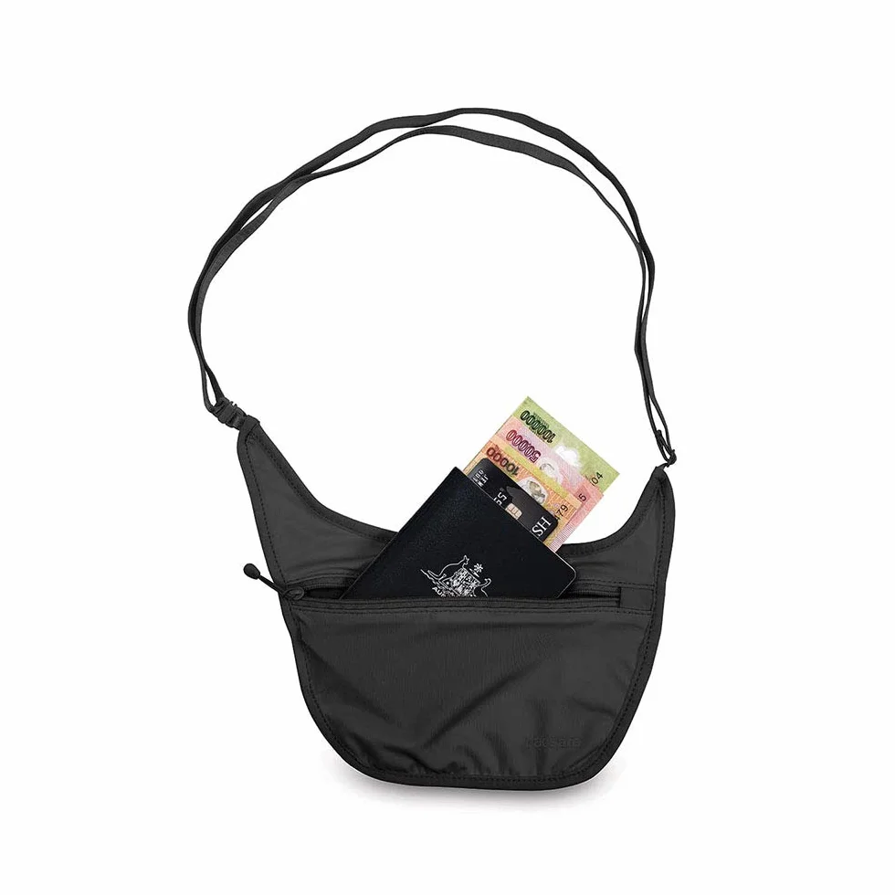 Pacsafe Coversafe S80 etui na ciało akcesoria podróżne schowek na szyję Różowy Orchid Pink 20 cm