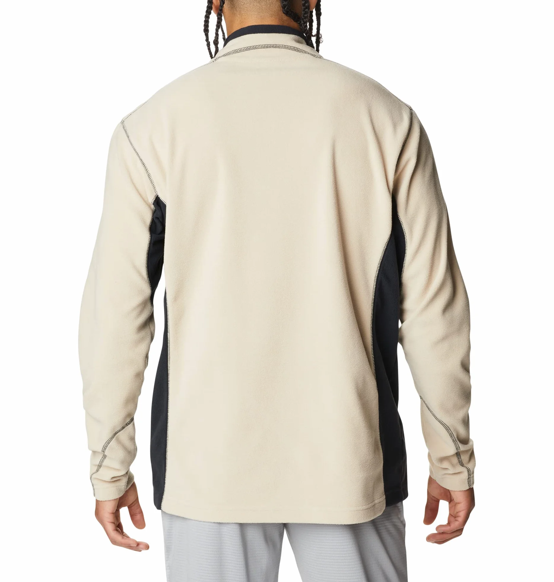 Columbia Klamath Range 2 Half Zip, Bluza Polarowa Mężczyźni, Ancient Fossil/Black, XL