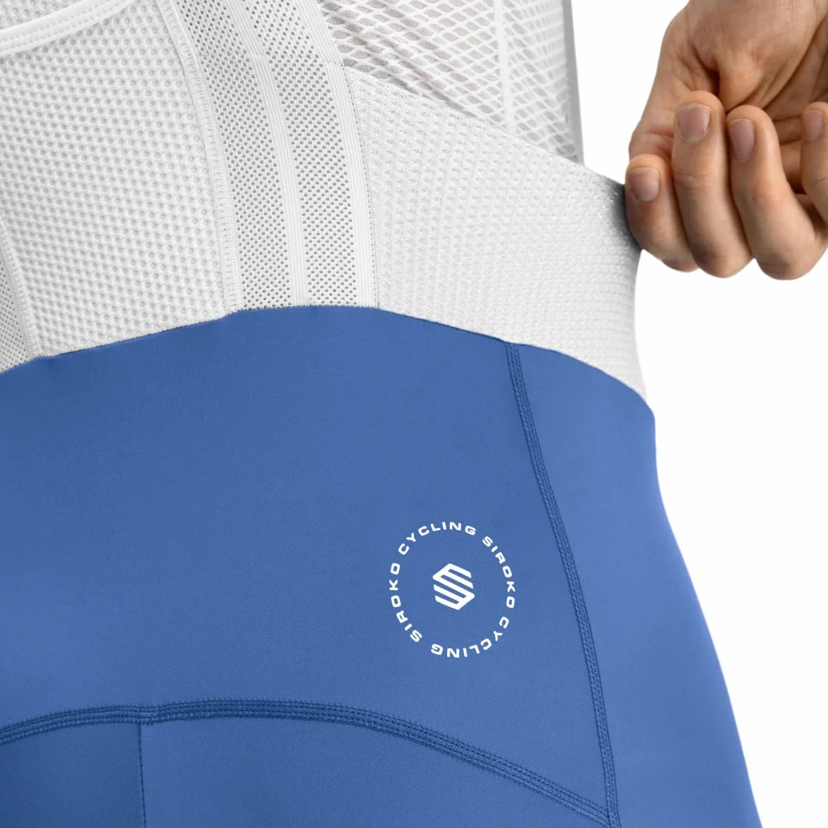 SIROKO - Spodenki Rowerowe Siroko BX Umbrail - XS - Navy blue/Biały