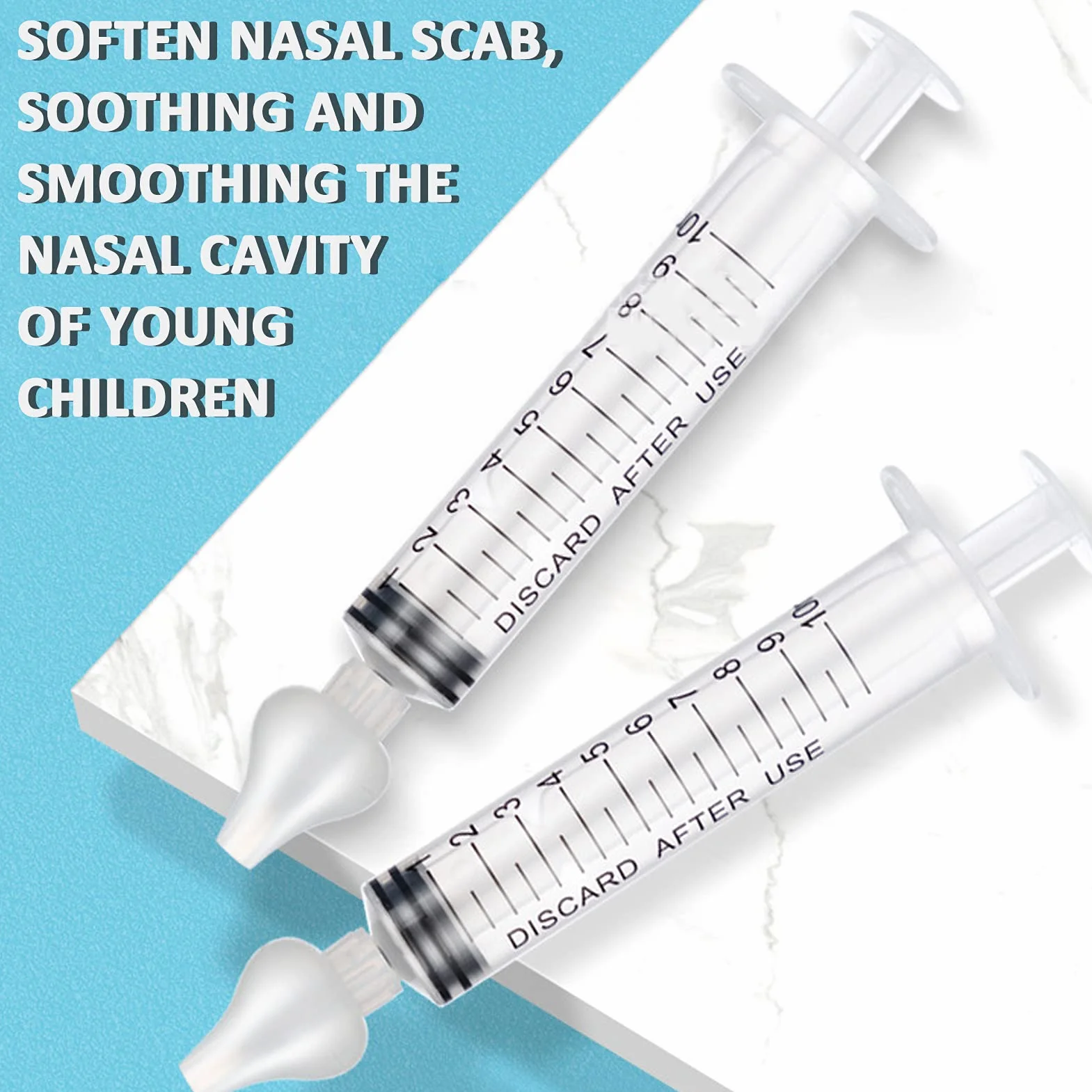 2 szt. 10 ml strzykawka do nosa silikonowy środek do czyszczenia nosa dla niemowląt Irygator do nosa strzykawka dla niemowląt aspirator do nosa dla niemowląt urządzenie do płukania nosa i płukania