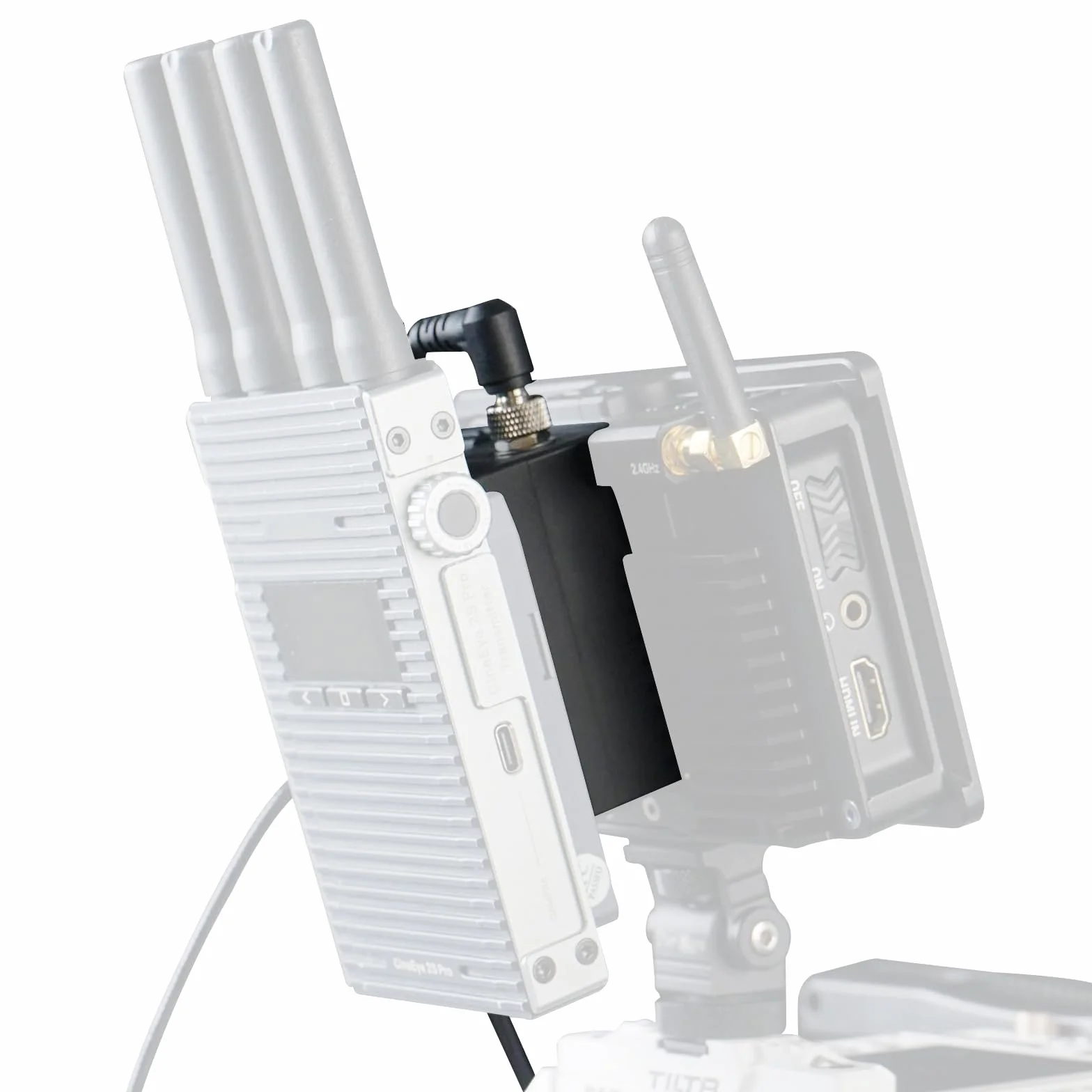 Portkeys BD1 Podwójny Moduł Zasilający Atrapa Baterii NP-F, Wejście USB-C PD i DC, Wyjście 8V, kabel zasilający D-Tap w zestawie, do Monitora i Nadajnika Wideo