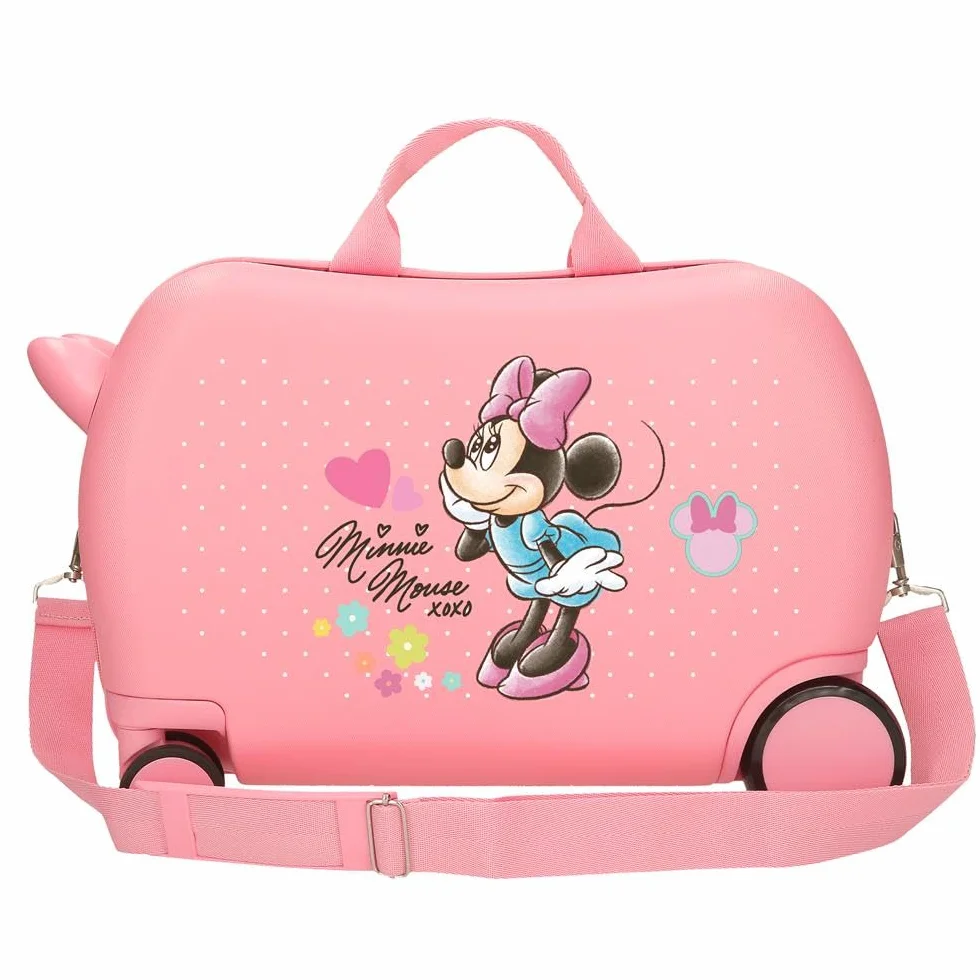 Disney Torby Joumma Minnie Imagine walizka kabinowa dziecięca ABS podwójne kółka zapięcie szyfrowe Różowy