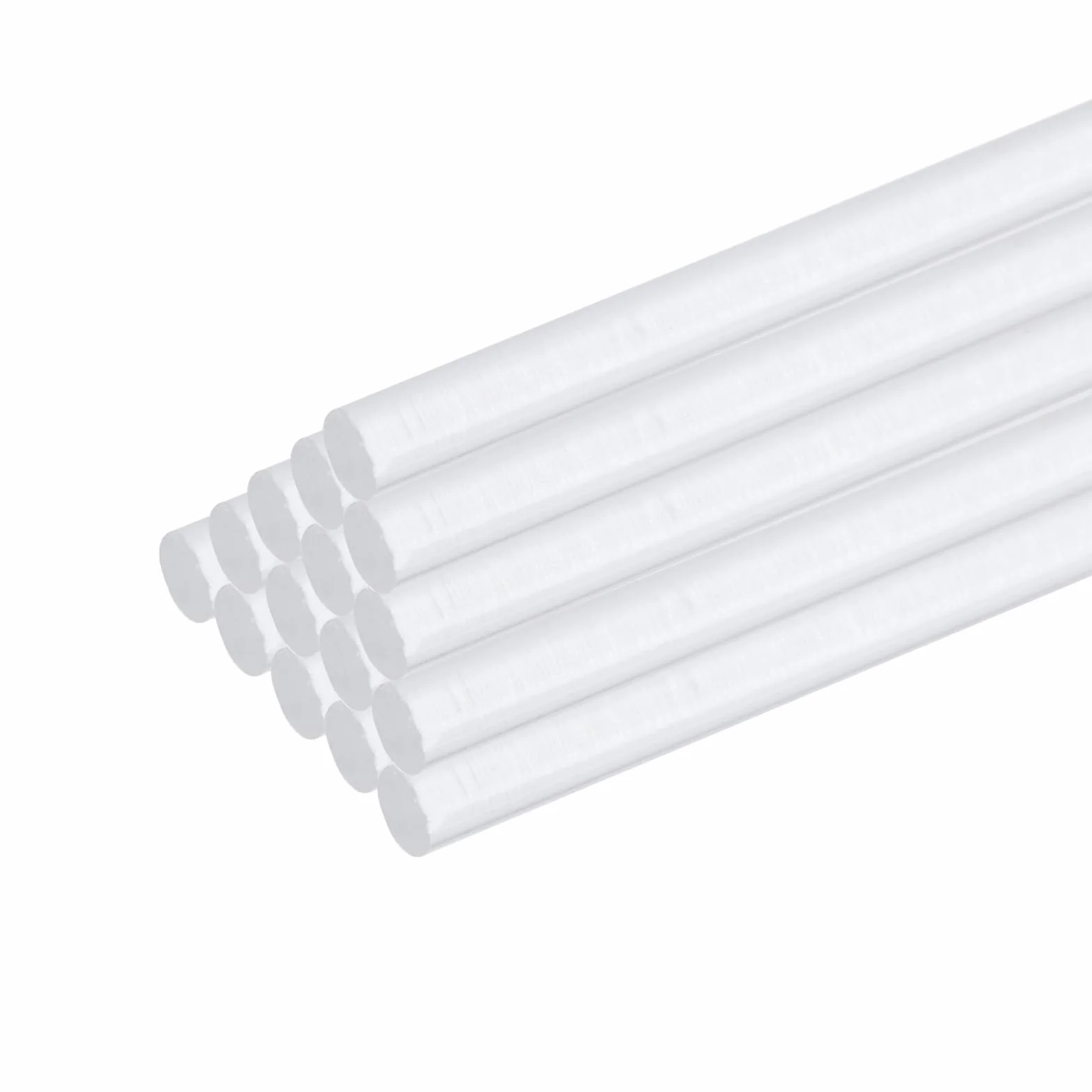 QUARKZMAN Okrągłe pręty akrylowe, 3 mm x 300 mm, przezroczyste, pręty z tworzywa sztucznego, akryl, taśma do majsterkowania, rzemiosła, oświetlenia, dekoracji ogrodu, 15 sztuk