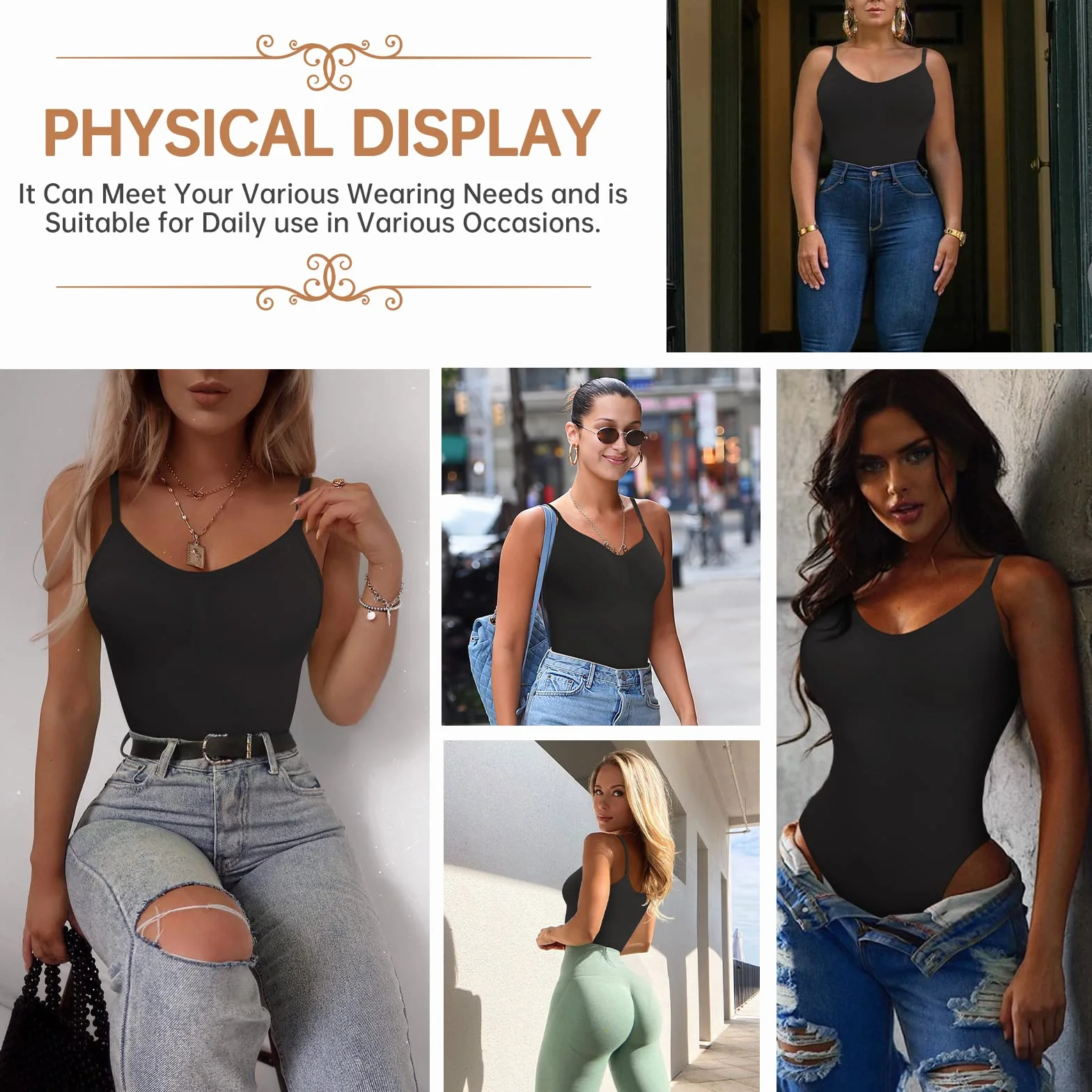 Xnova Body modelujące sylwetkę, damskie, stringi modelujące, gorset wyszczuplający brzuch, koszulka na ramiączkach, kombinezon z regulowanymi ramiączkami