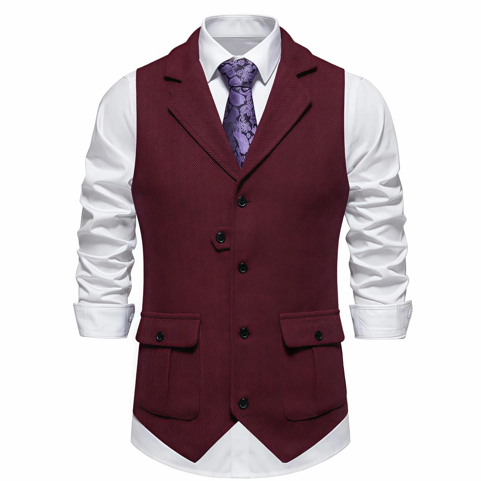 Męska kamizelka sztruksowa w stylu vintage, męska kamizelka, tweed retro, kamizelka bez rękawów, casualowa, biznesowa kamizelka