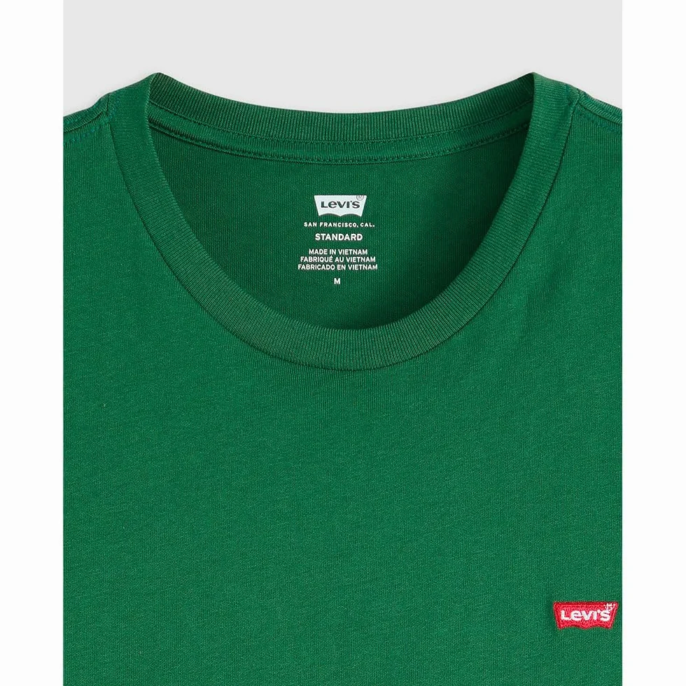 Levi's Męski t-shirt Ss Original Hm Tee, ciemnozielony, M