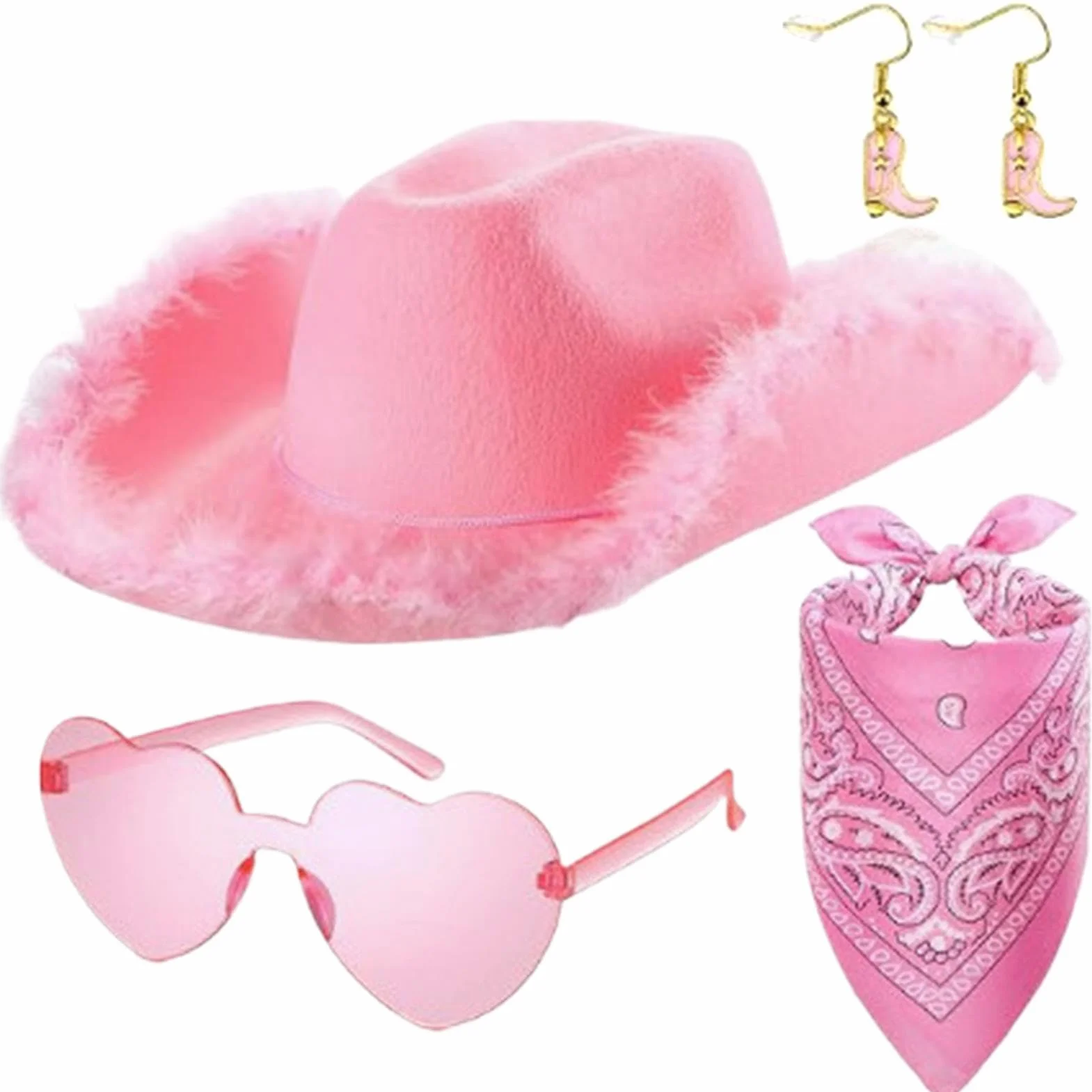 Pink Costume Cowboy Hat, 4X Cowboy Pink Hat, Costume Cowboy Hat For Women, Cowgirl Hat For Women, Role Play Cowboy Hat, Pink Cowgirl Hat, Women’s Cowboy Hat For Festivals, Country Concert Cowboy Hat,
