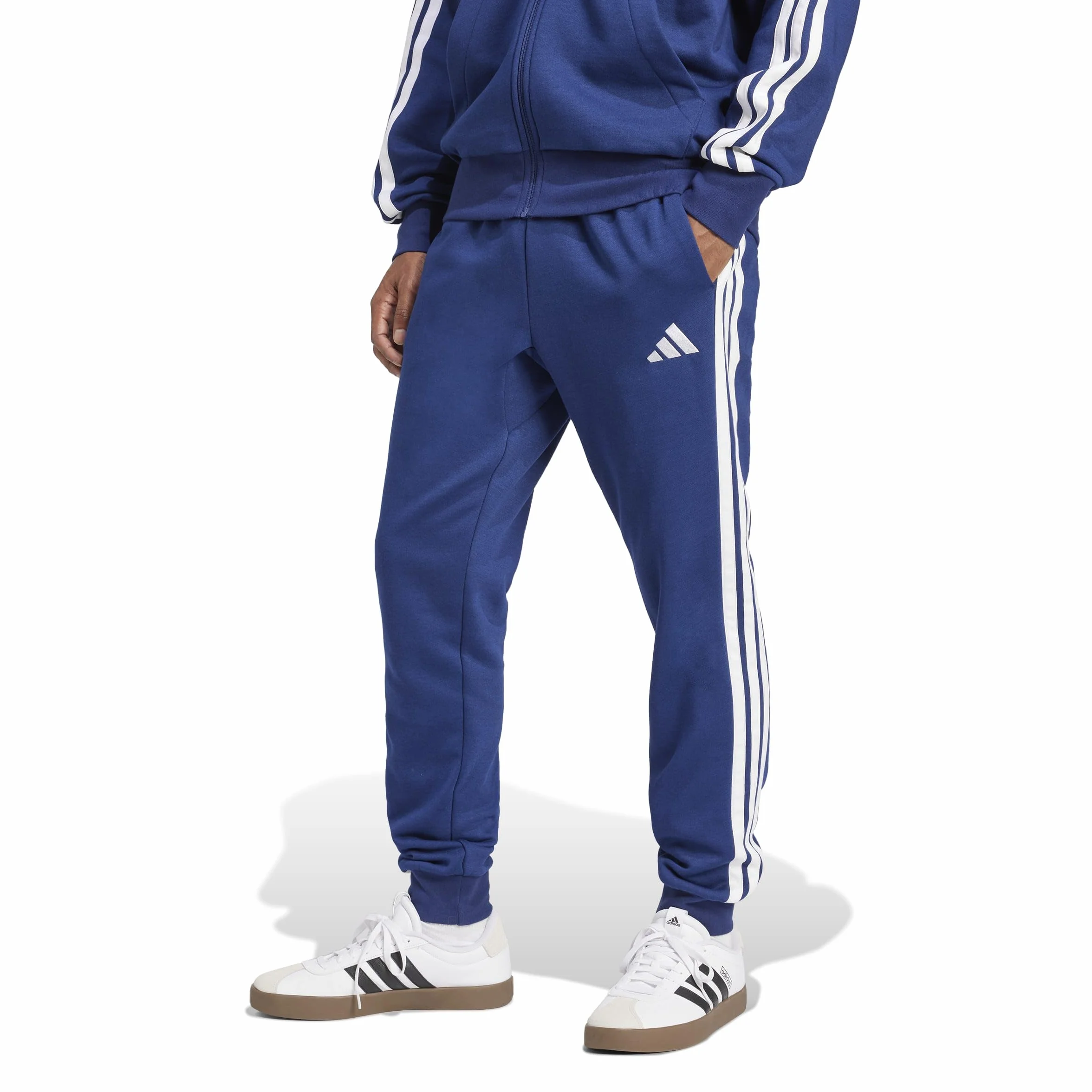 adidas Essential Three Stripes Fleece Pant - Spodnie dresowe Mężczyźni