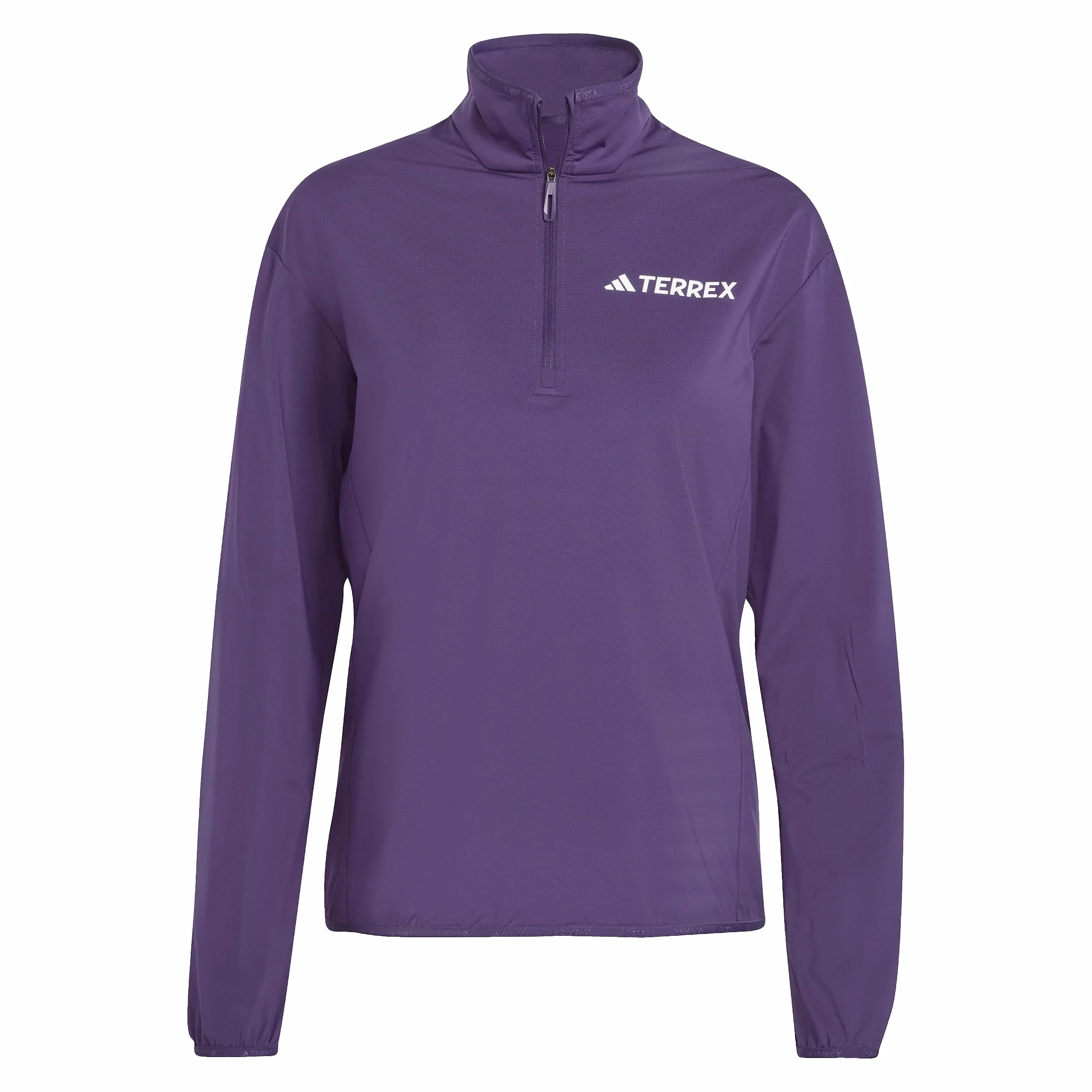 adidas Kobiety Terrex Multi CLIMAWARM Half Zip Tech Fleece Jacket, aurora plum, S
