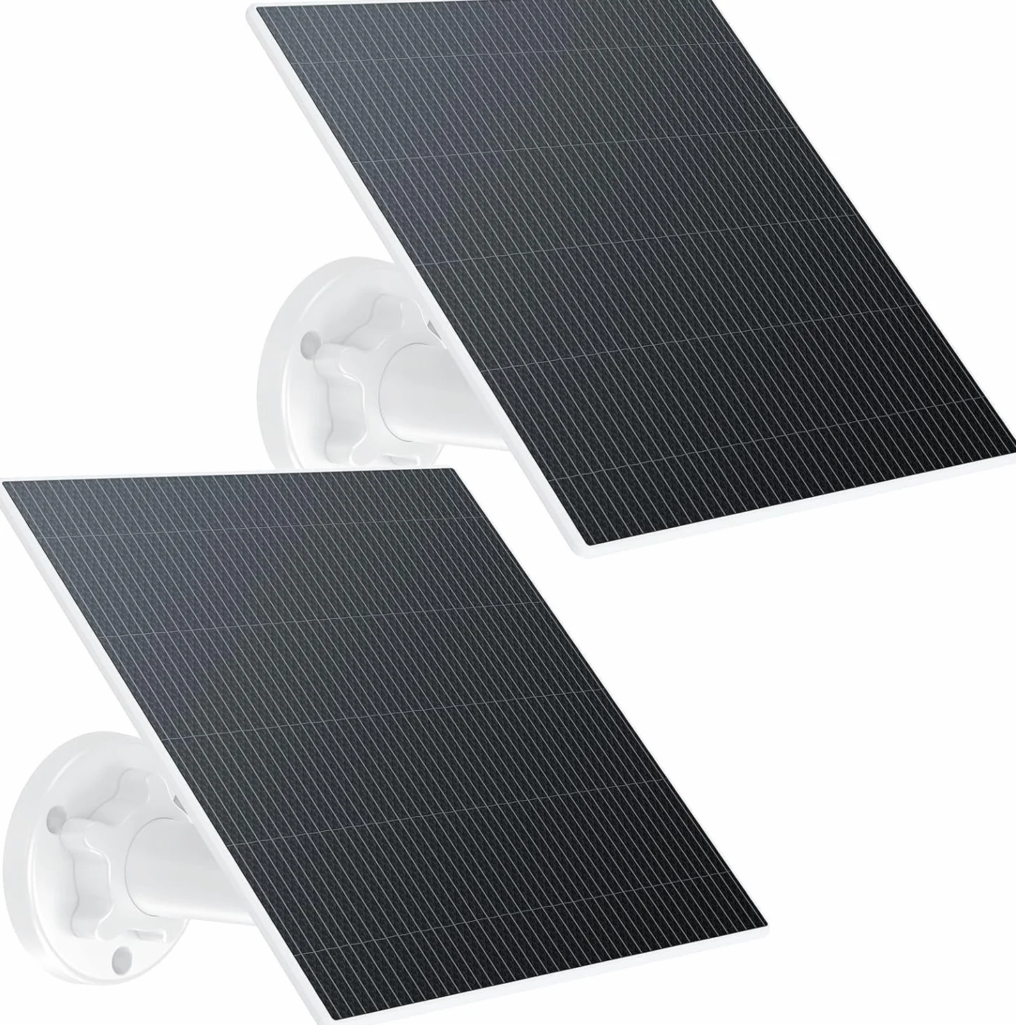 Panel słoneczny 8 W do kamery monitorującej z akumulatorem, do użytku na zewnątrz, moduł solarny 5 V USB-C do użytku na zewnątrz, kamery zasilane bateriami, regulowany pałąk 360°, wodoszczelność IP65