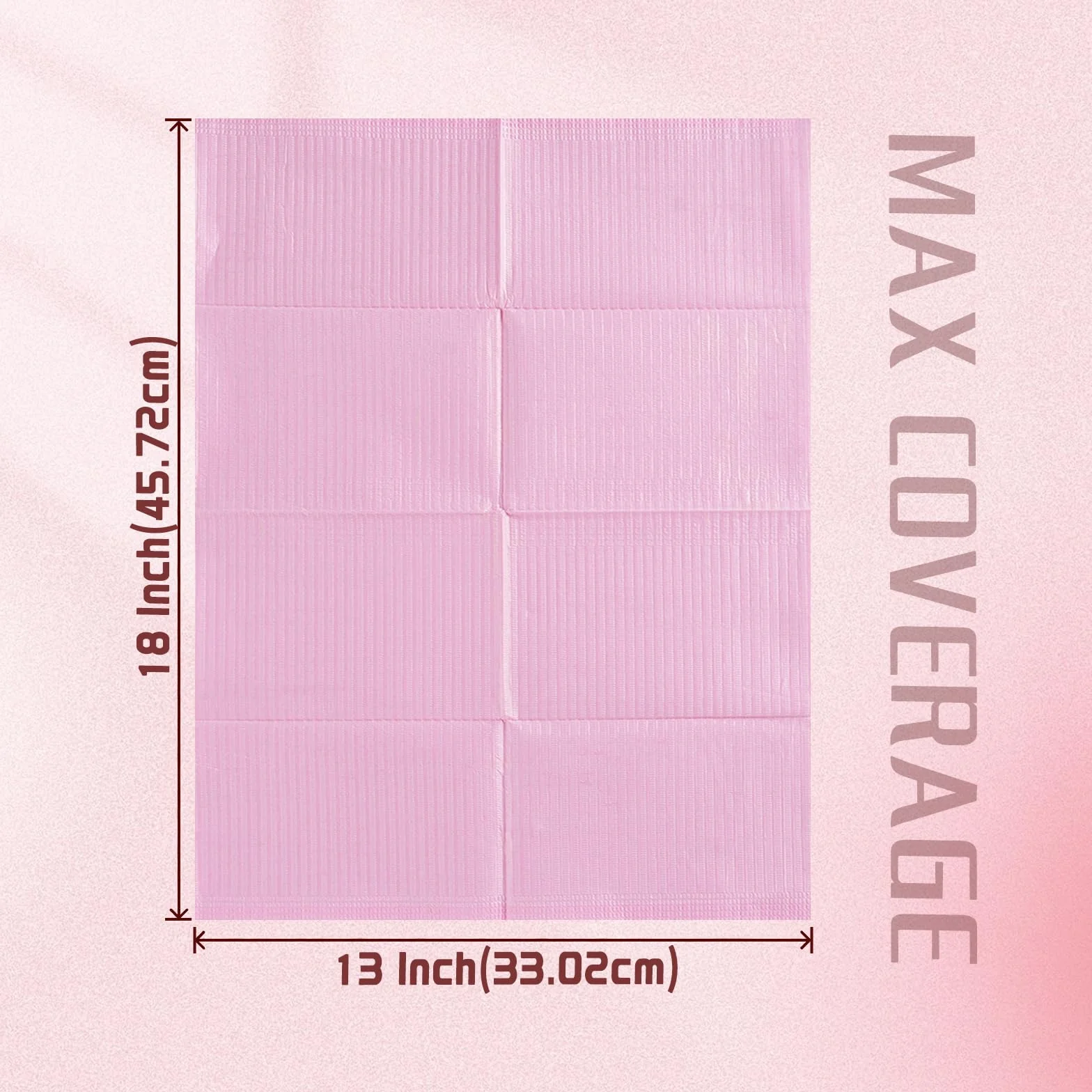 EZ TATTOO Śliniaki dentystyczne Jednorazowe 33 x 45 cm – 125 szt., 3-warstwowe, wodoodporne, do salonu paznokci, materiały techniczne do paznokci i techniki rzęs, niezbędne do przyborów do tatuażu i