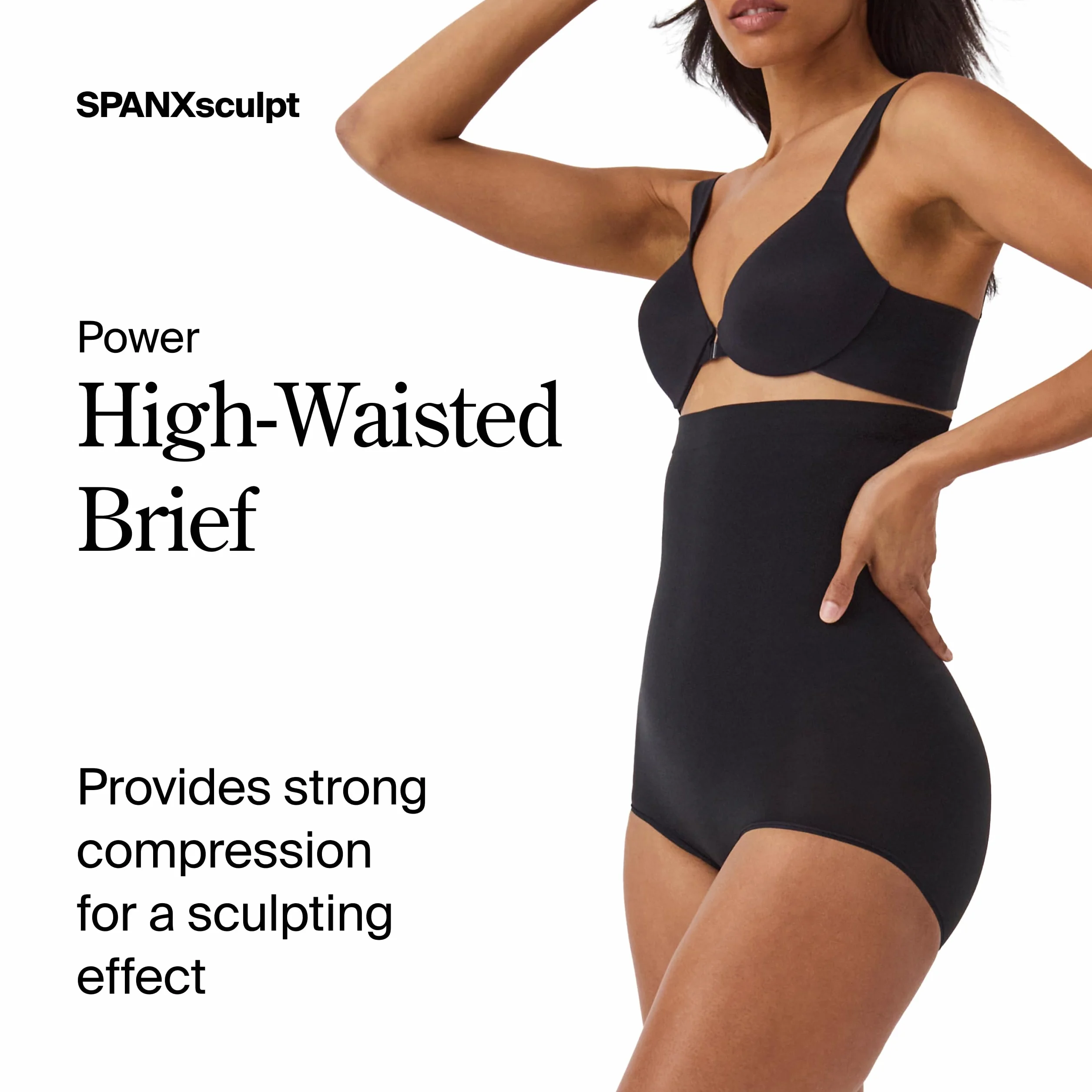 Spanx Bielizna modelująca dla kobiet Kontrola brzucha Majtki z wysokim stanem (regularne i duże rozmiary)
