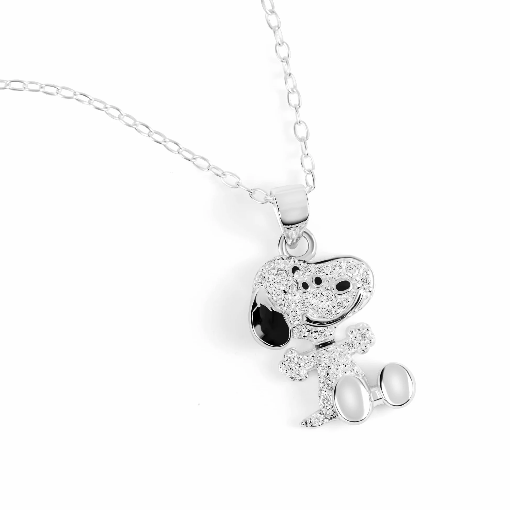 Peanuts Snoopy Snoopy Damski Naszyjnik Kolor Srebrny
