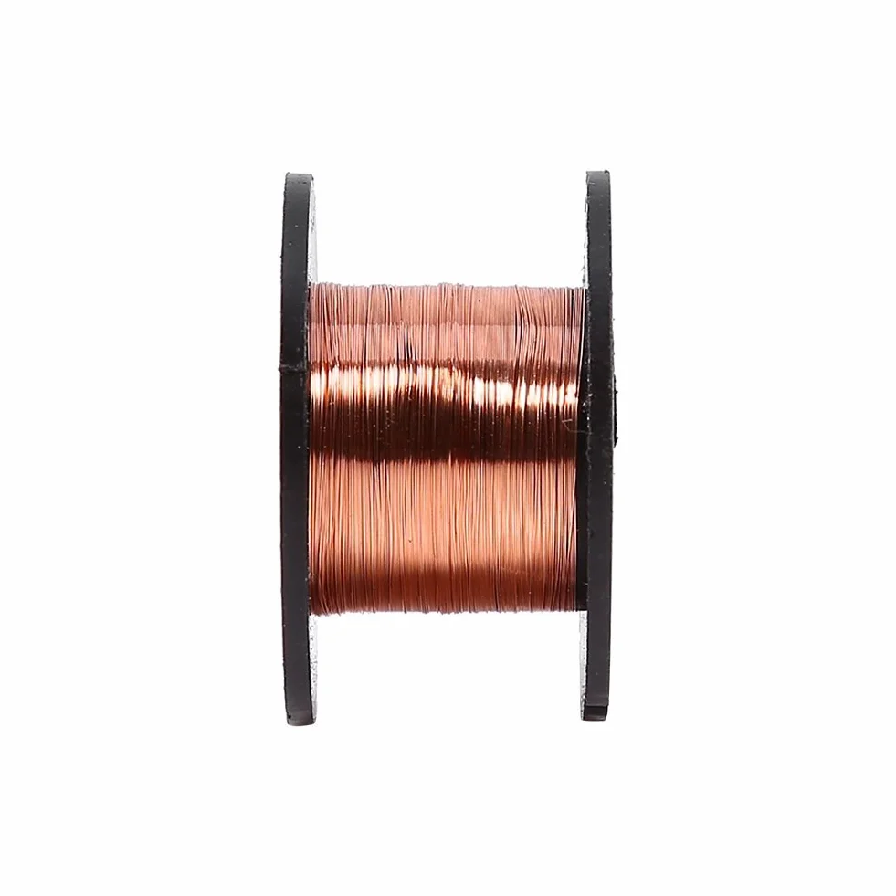 Drut emaliowany miedziany 0,1 mm w 20/10/5 rolek 15 m do mocowania spawalniczego uzwojenia magnetycznego, 1