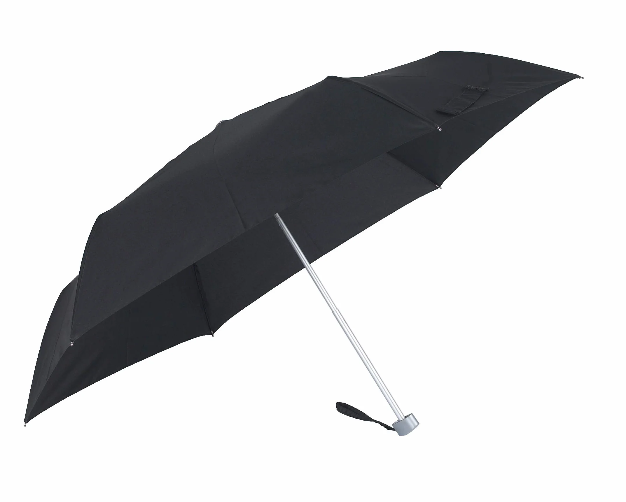 Samsonite Rain Pro 3 Sekcja manualna płaska parasol 24 cm, czarny