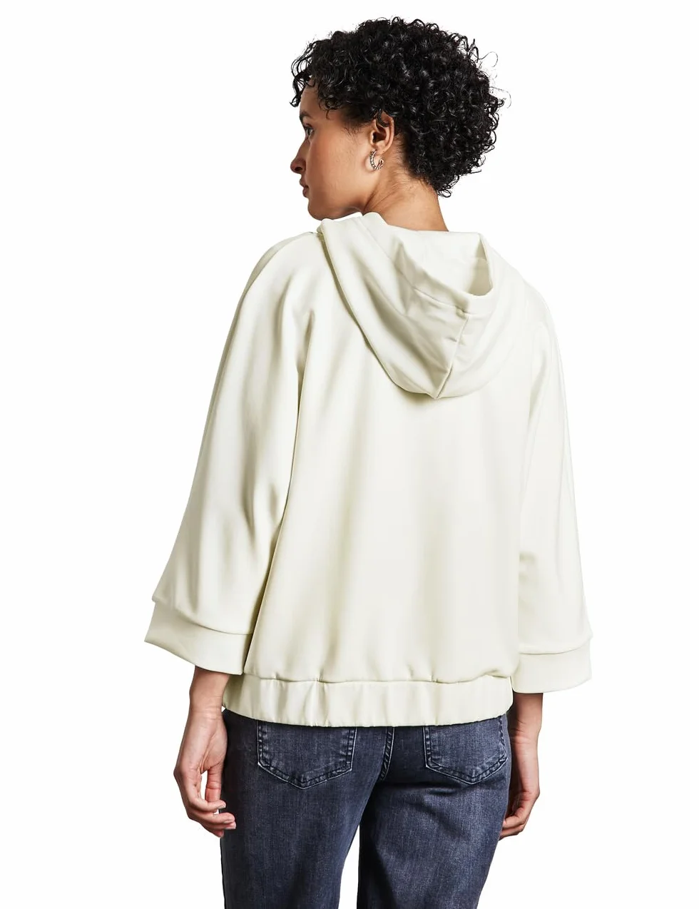 Street One Jedwabna bluza z kapturem Kobiety A322804