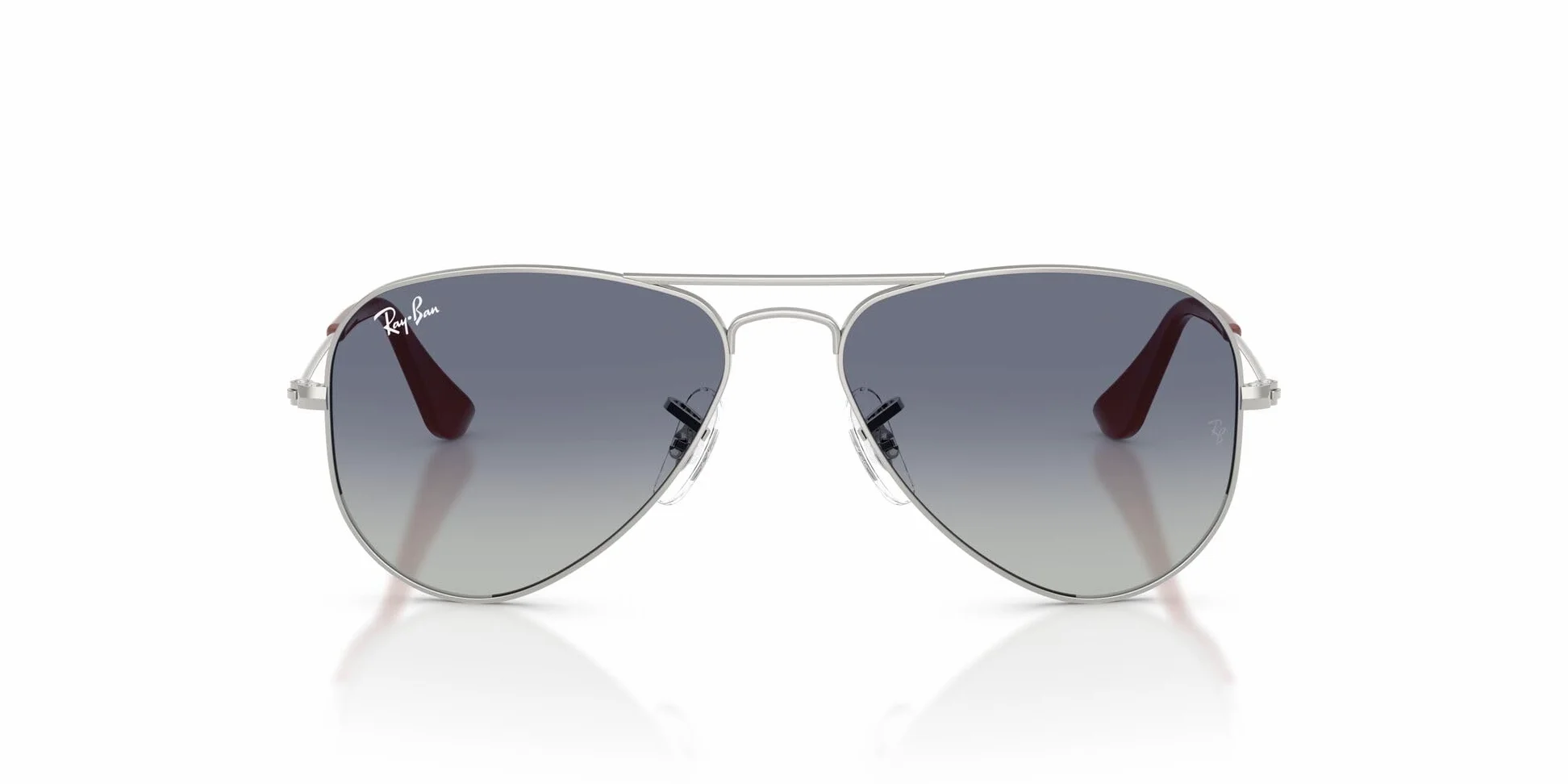 Ray-Ban Junior Rj9506s metalowe okulary przeciwsłoneczne lotnicze