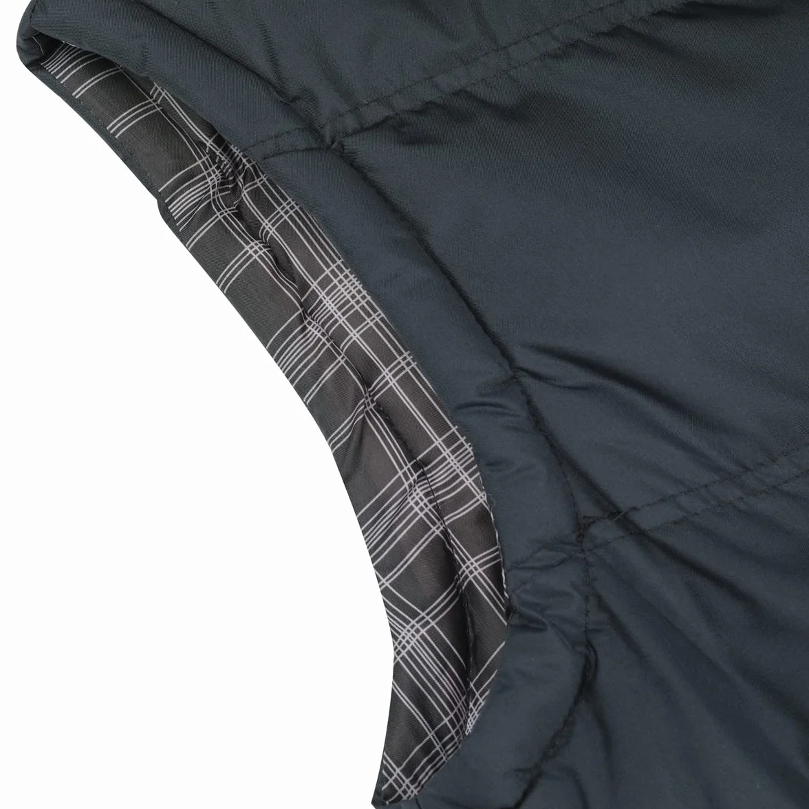 YOUTHUP Męska kamizelka pikowana ocieplacz zimowy bez rękawów Bodywarmer