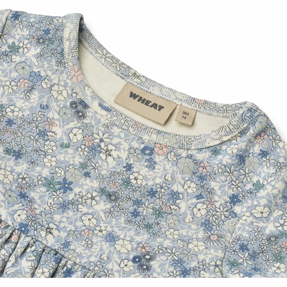 Wheat Sukienka do zabawy Dziewczynki Wheat Mädchen Jersey Kleid Sommerkleid S/S Nova Gots Zertifiziert