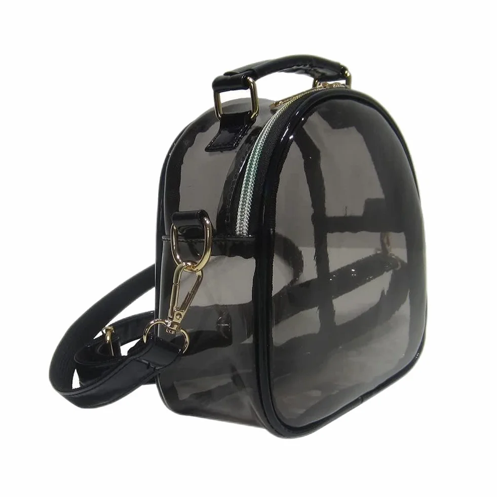 Przezroczyste PCV Crossbody Bag Women Mini Jelly Clear Ramion Torby