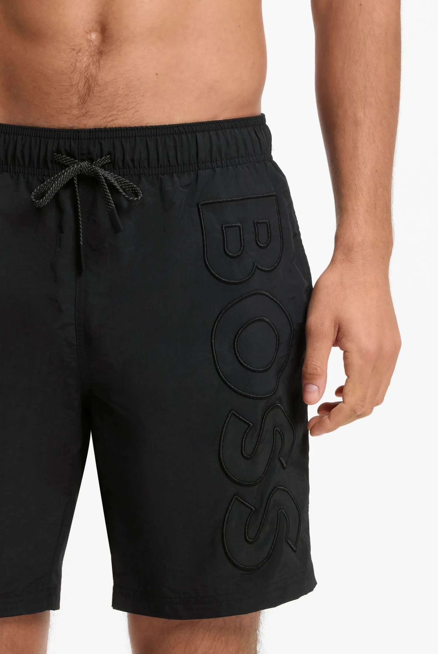 BOSS Męskie kąpielówki Whale, New - Black1, M