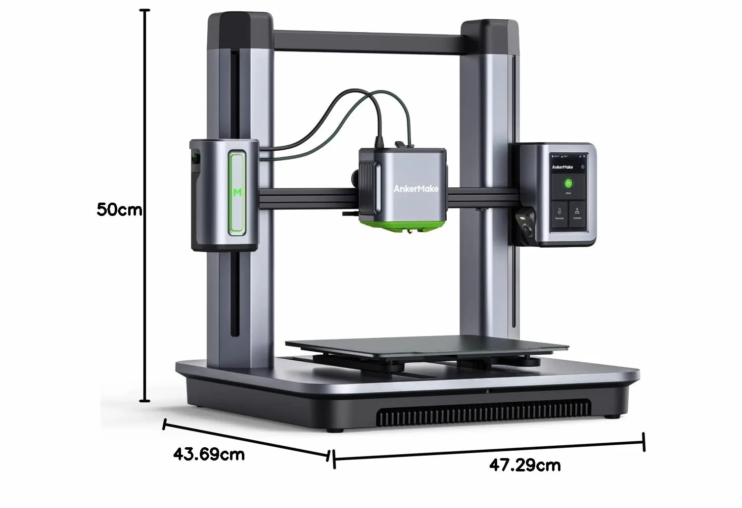 AnkerMake M5 Drukarka 3D 500 mm/s szybka drukarka 3D z automatycznym poziomowaniem
