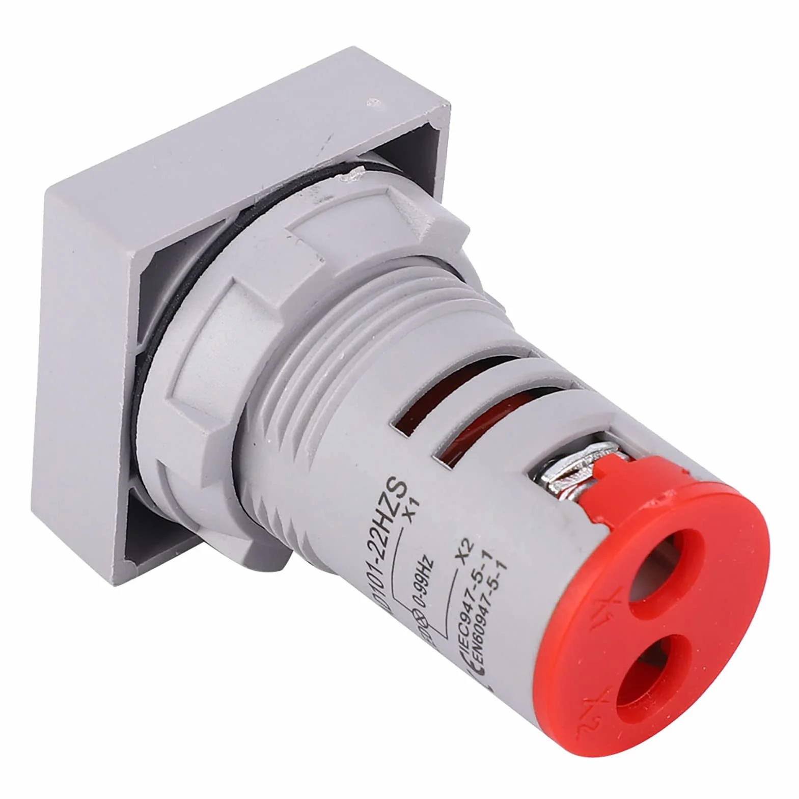 Wskaźnik Częstotliwości AC 100~380V 20~75Hz Kwadratowy Wyświetlacz Cyfrowy Wskaźnik LED Wskaźnik Częstotliwości Urządzenie do Pomiaru Częstotliwości Urządzenie do Testowania