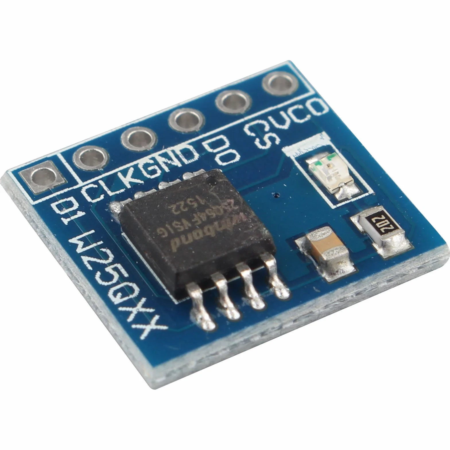 W25Q64 64 Mbit 8 Mbyte moduł pamięci pamięci pamięci masowej płyta pamięć flash interfejs SPI BV FV