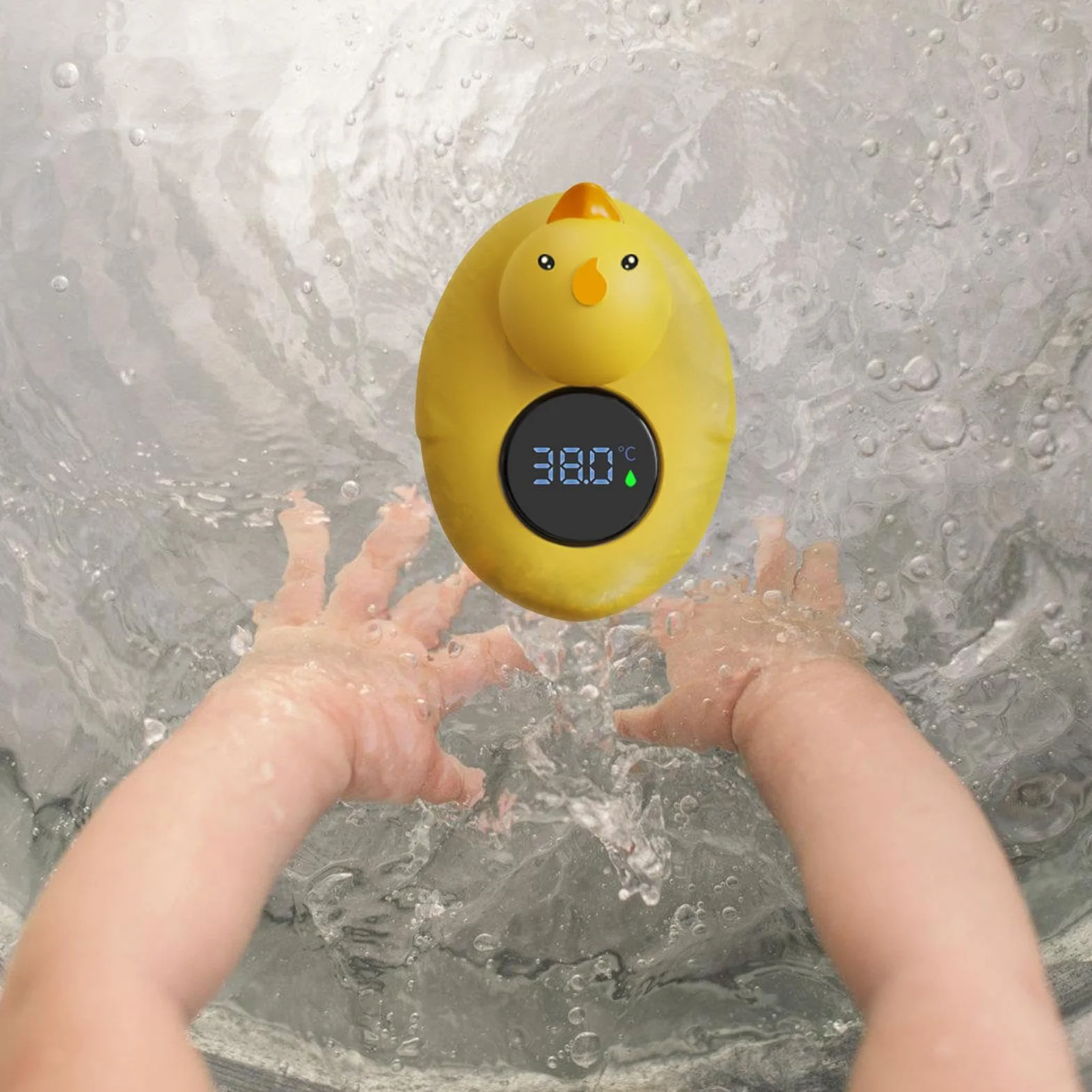 Duck Baby Bath Temperature Meter | cyfrowy miernik temperatury w pokoju i łazience, bezpieczny monitor temperatury wody i pokoju do kąpieli dla niemowląt, basenu, kąpieli dla niemowląt, niemowląt