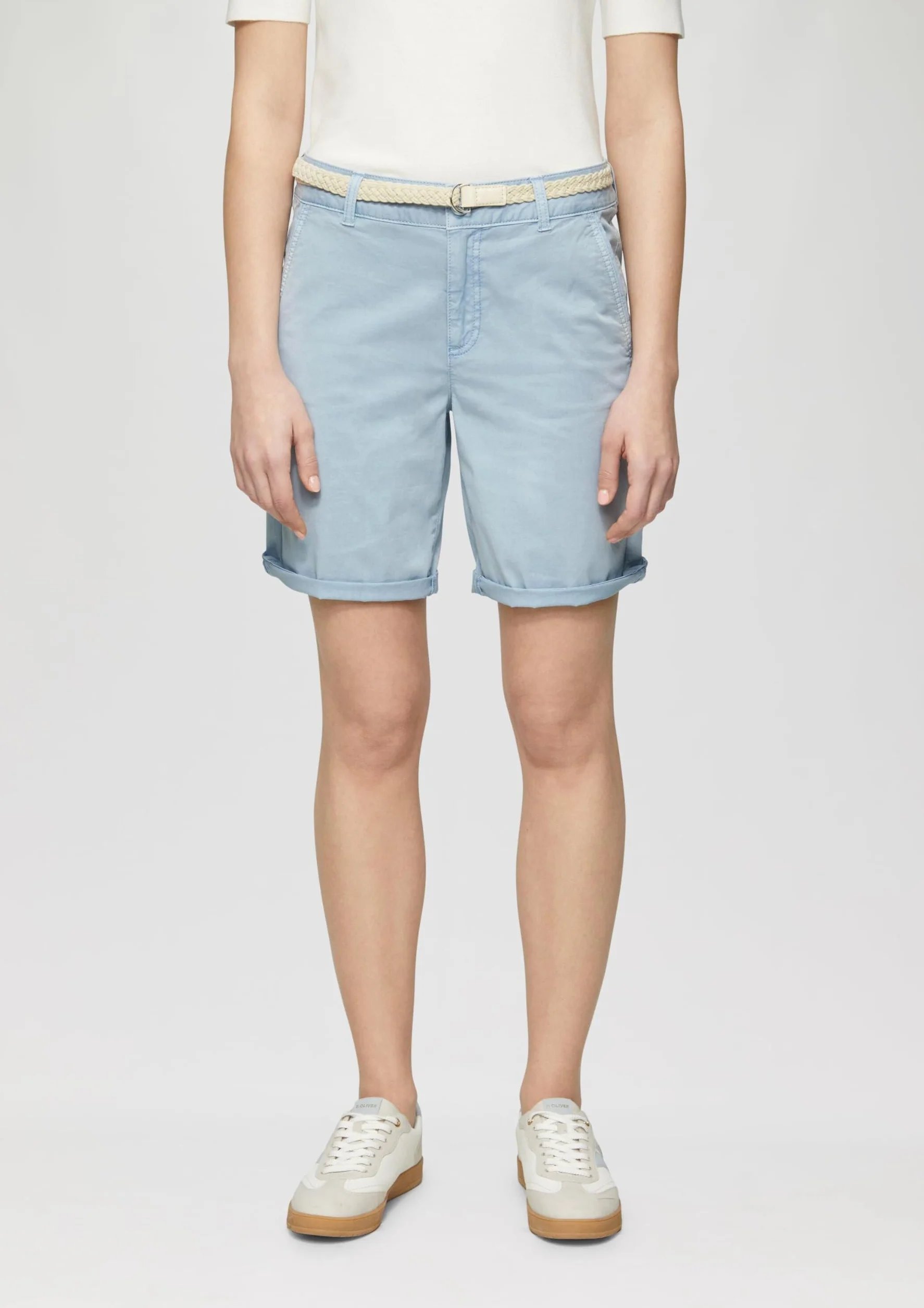 s.Oliver 2161341 - Chino bermudy z paskiem Kobiety