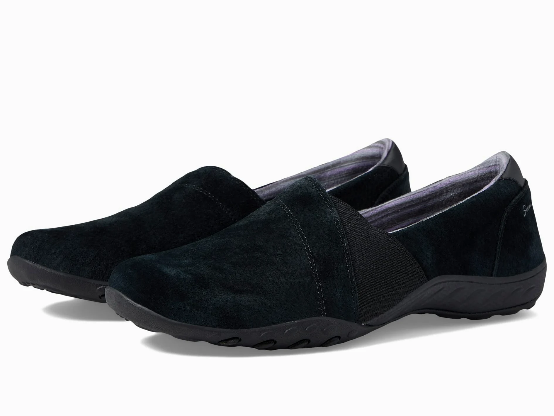 Skechers Damskie klapki Breathe Easy – dziecięce, czarny, 36.5 EU