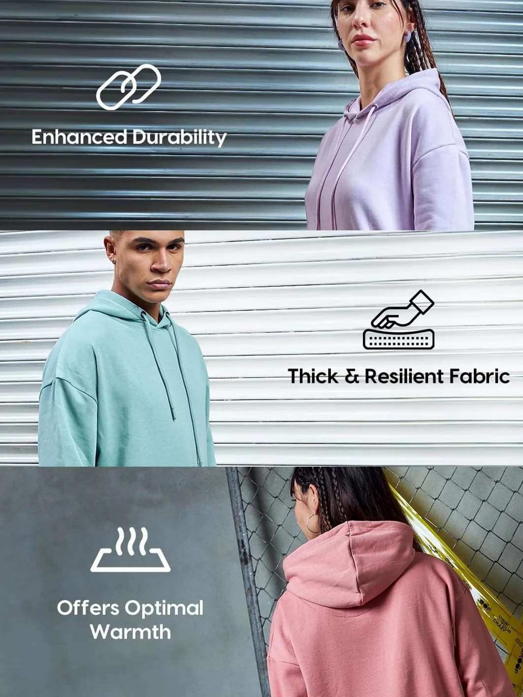 Bewakoof X Demon Slayer Snoopy Damska bluza oversize z mieszanki bawełny | Bewakoof Heavy Duty 1.0 | Damska bluza