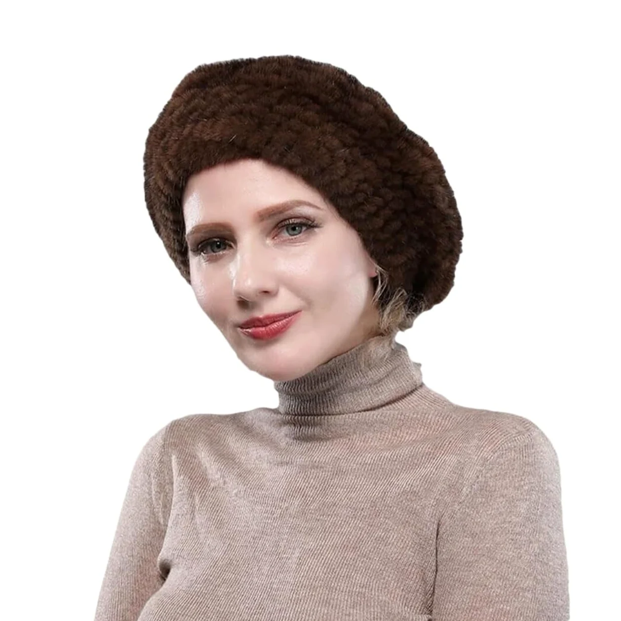 Ciepła Czapka Zimowa, Damskie Berety Eleganckie Czapki Z Daszkiem Czapki Z Dzianiny Ciepła Czapka Typu Beanie W Stylu Vintage Wiatroszczelna Czapka Zimowa