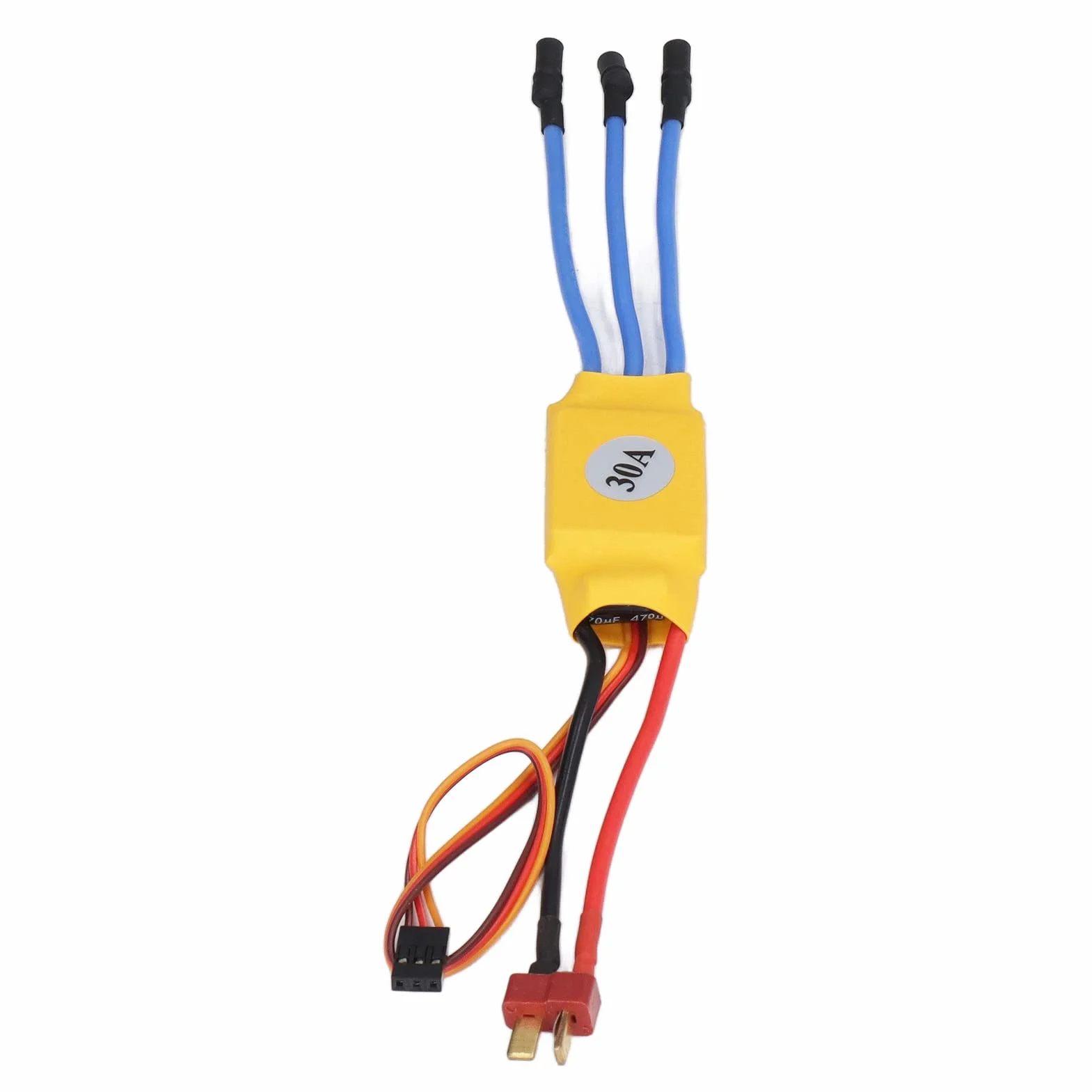 Silnik Bezszczotkowy Elektryczny Regulator Prędkości 30A Wysokie Obroty Automatyczna Adaptacja Przepustnicy Stabilny Silnik Bezszczotkowy ESC dla Elektrowni