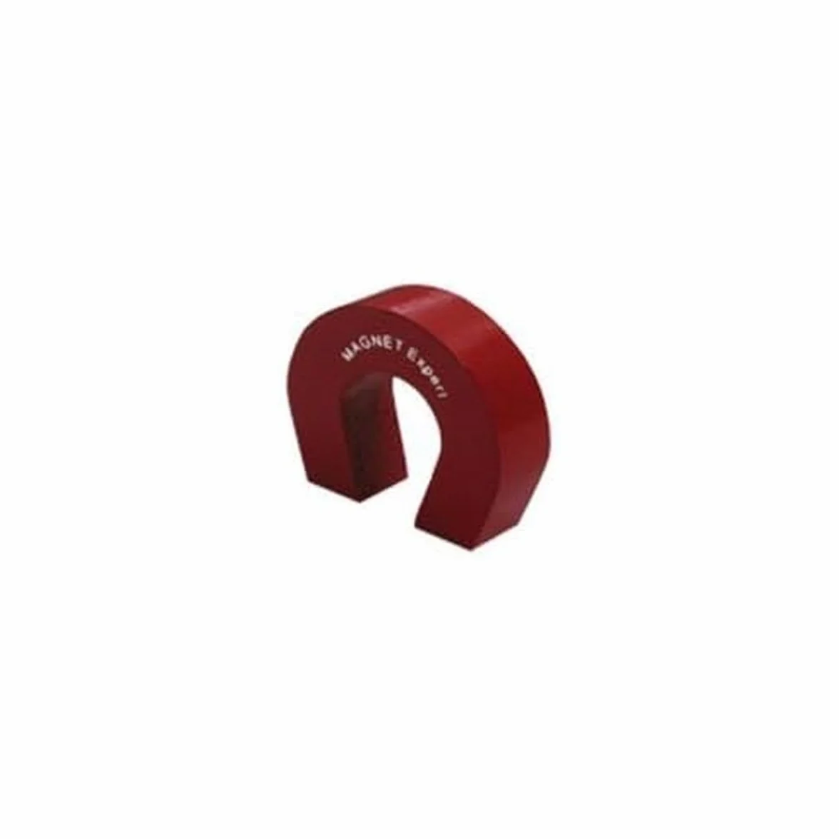 Kieszonkowy czerwony magnes podkowy Alnico do nauki, edukacji, eksperymentów, studentów i nauczycieli - 25,4 mm x 28,5 mm x 8 mm - 1,5 kg