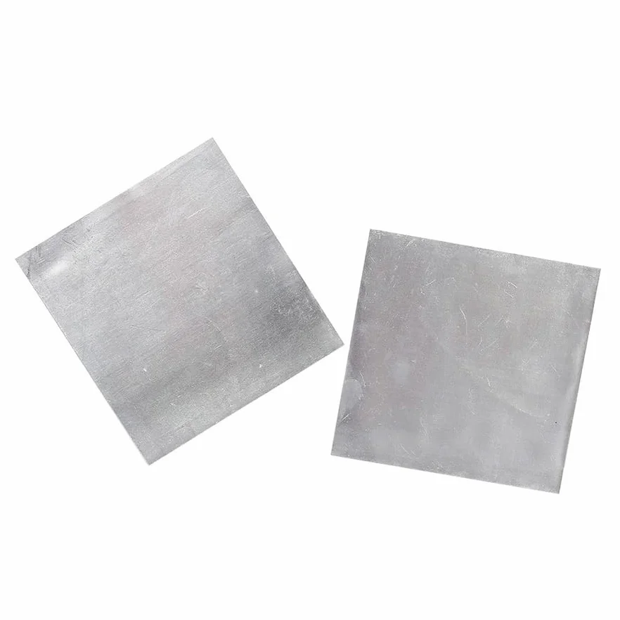 1 arkusz cyna Sn≥99,99%, blacha do eksperymentów naukowych, 100 x 100 mm, grubość 0,5 mm