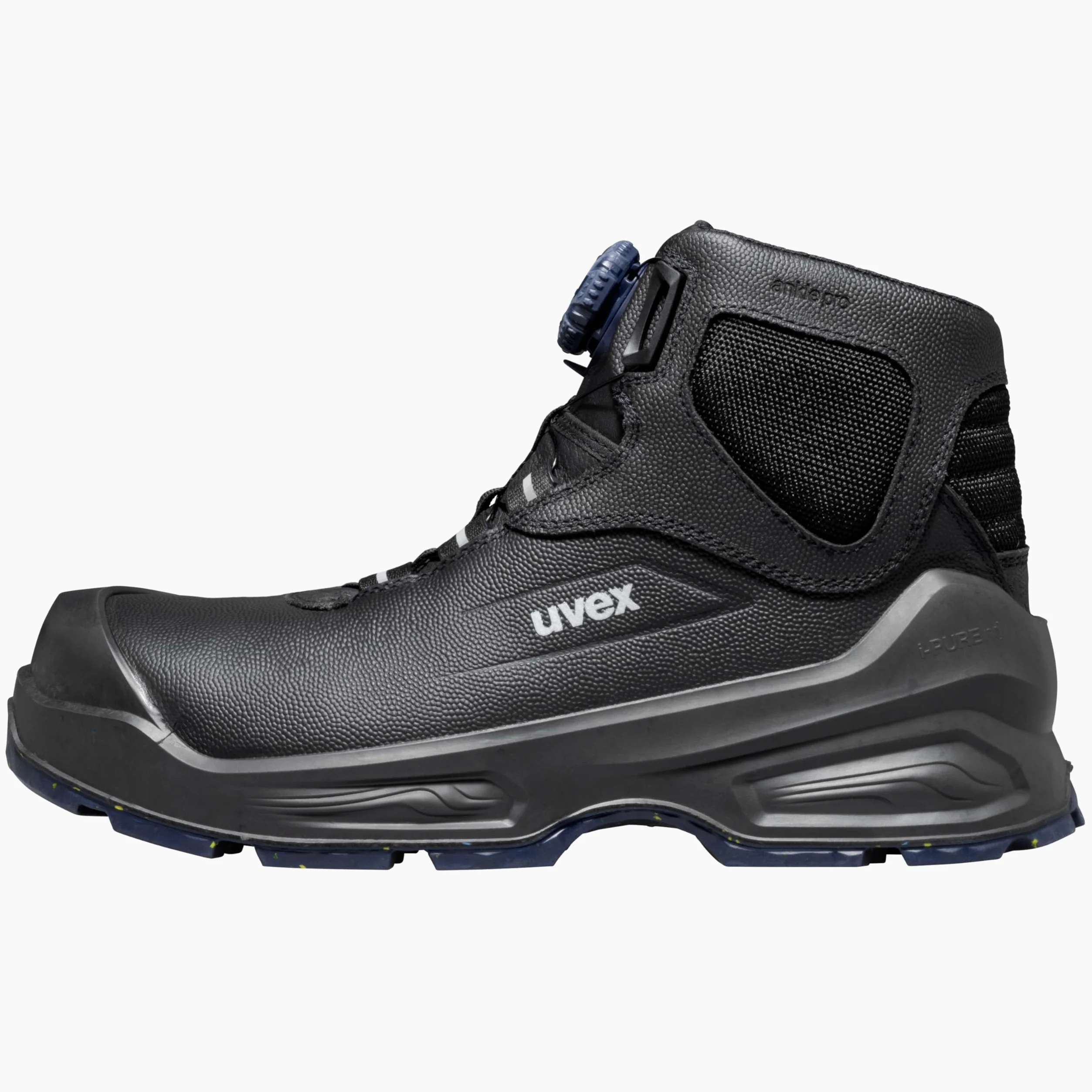 Uvex MACSOLE S3S buty sznurowane z systemem BOA Fit – buty ochronne – buty ochronne – odporne na działanie wody – odporna na wysokie temperatury, chemikalia i przecięcia podeszwa zewnętrzna