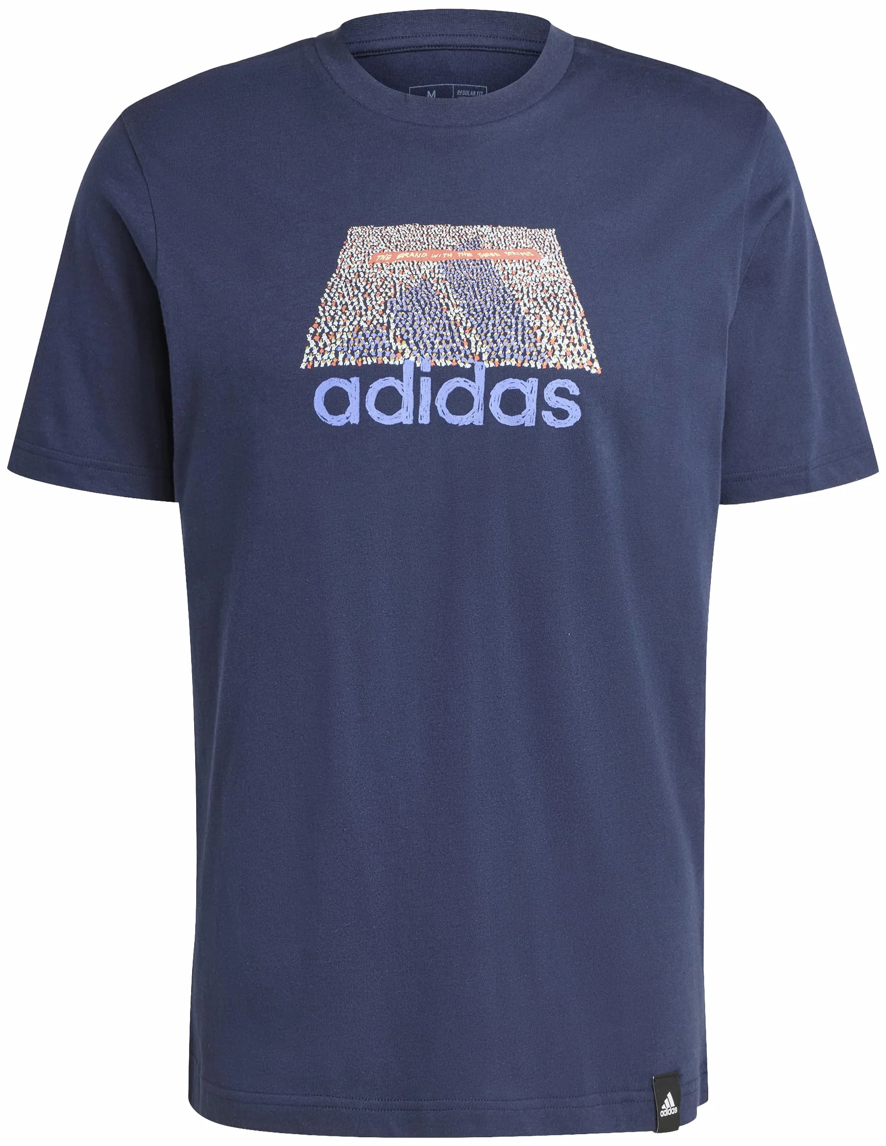 adidas Mężczyźni CODES BOS GRAPHIC TEE, legend ink, L