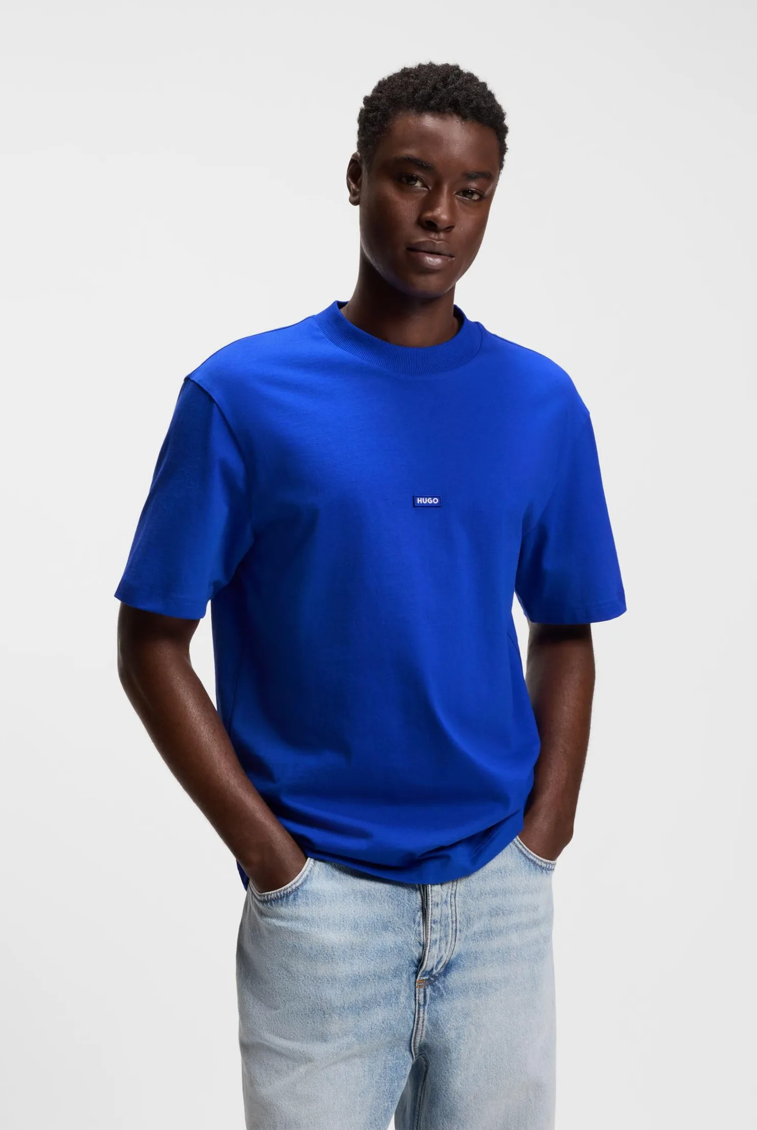 HUGO Jersey Mężczyźni nieros (1 w zestawie)
